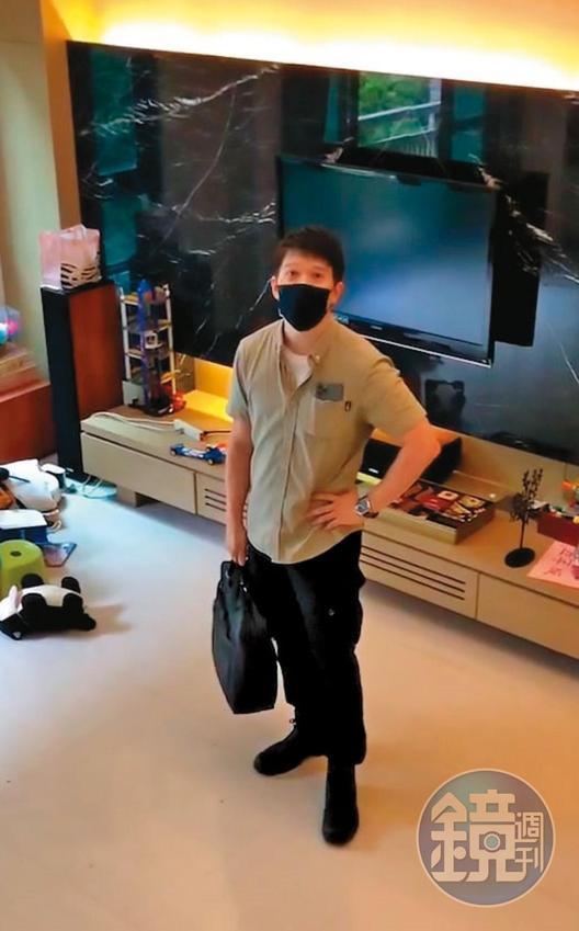 吳宏偉遭控將台南住處斷水斷電，要逼妻子搬回台北的家。（投訴人提供）