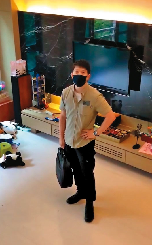 吳宏偉遭控將台南住處斷水斷電,要逼妻子搬回台北的家。(投訴人提供)