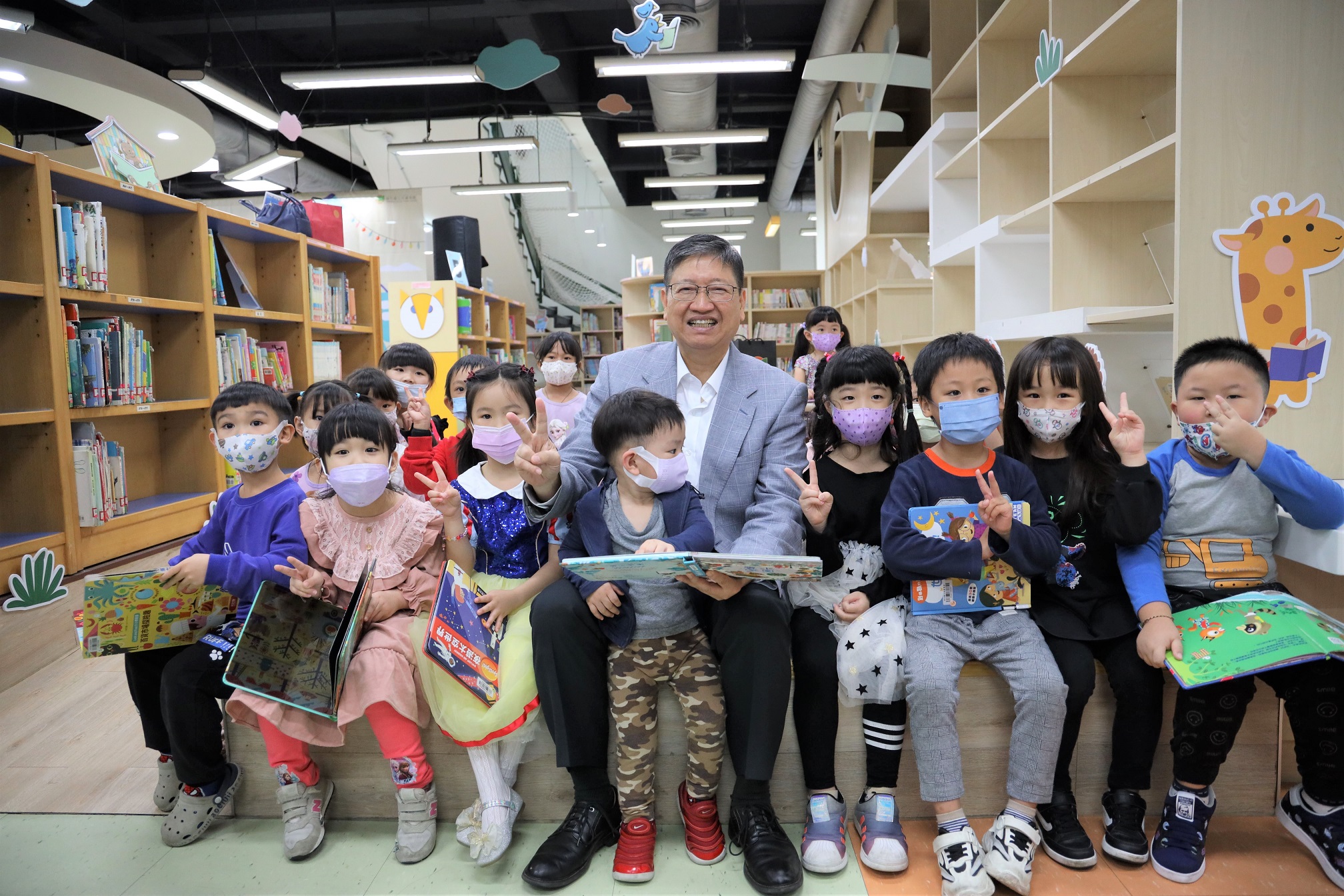 新竹縣政府未來持續爭取資源,打造更優良閱讀環境,為縣民擴大閱讀版圖。(新竹縣政府提供)