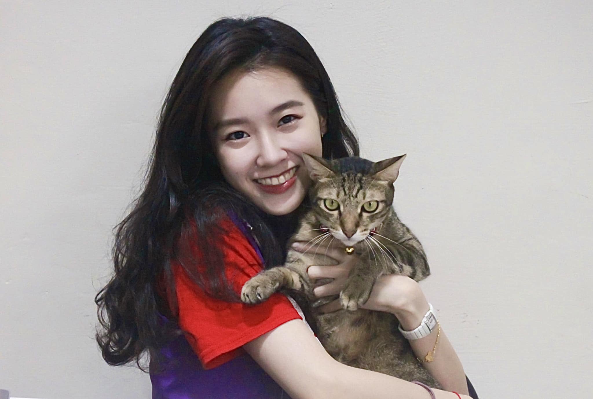 「最美里長候選人」陳紫渝今日舉辦茶會，與大家相見歡。（翻攝自陳紫渝臉書）