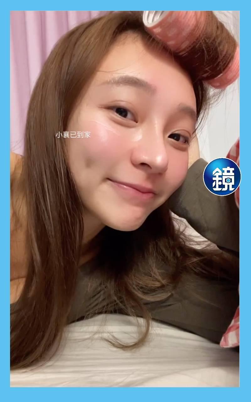 林襄大方曬卸妝素顏照，皮膚光亮，保養得很好呢！（翻攝自林襄IG）