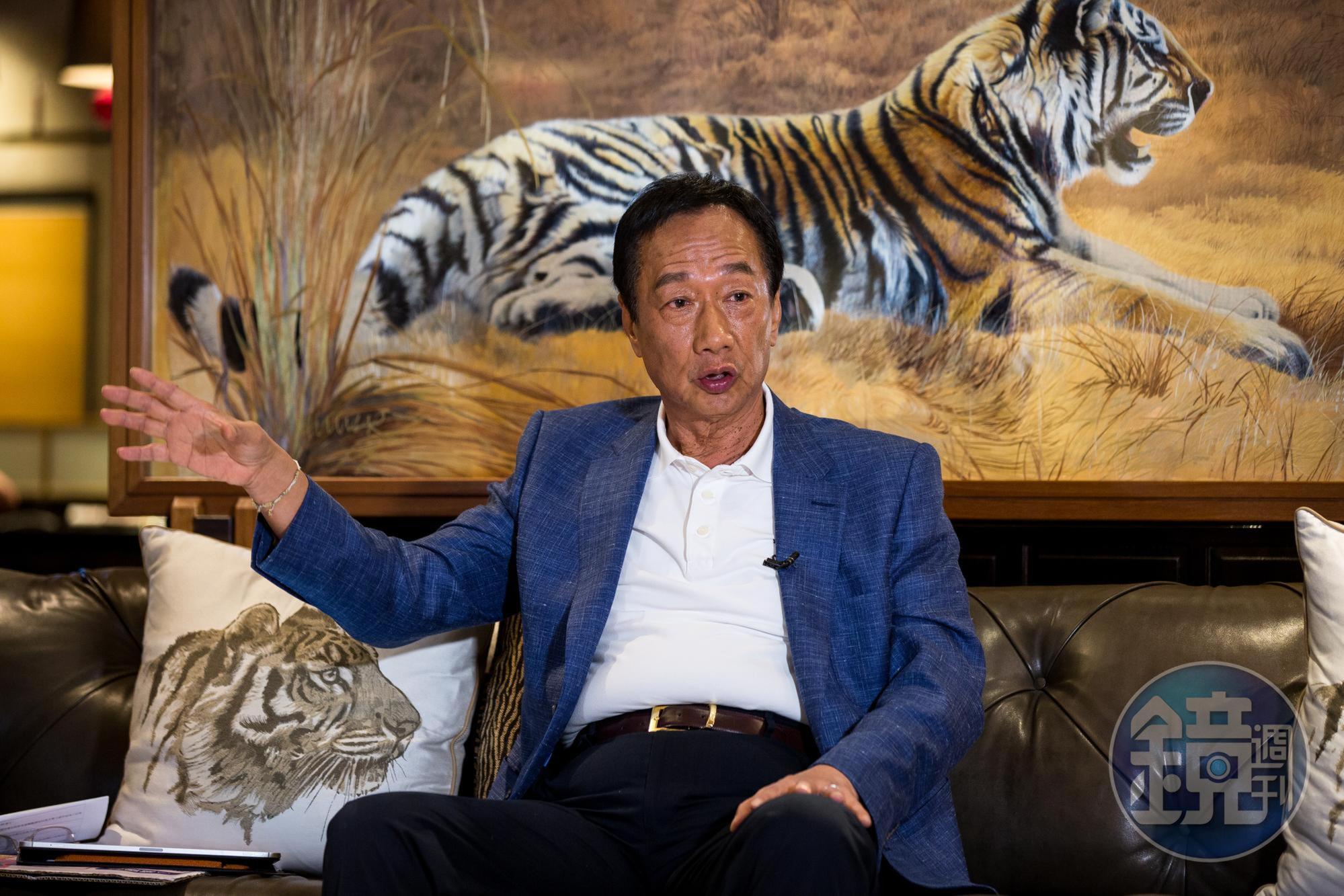 郭台銘今天在臉書解釋未能合體高虹安拍攝宣傳片的原因，並趁機表態力挺愛將。