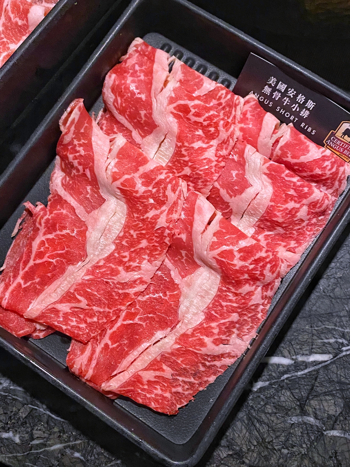 美國安格斯無骨牛小排中規中矩。