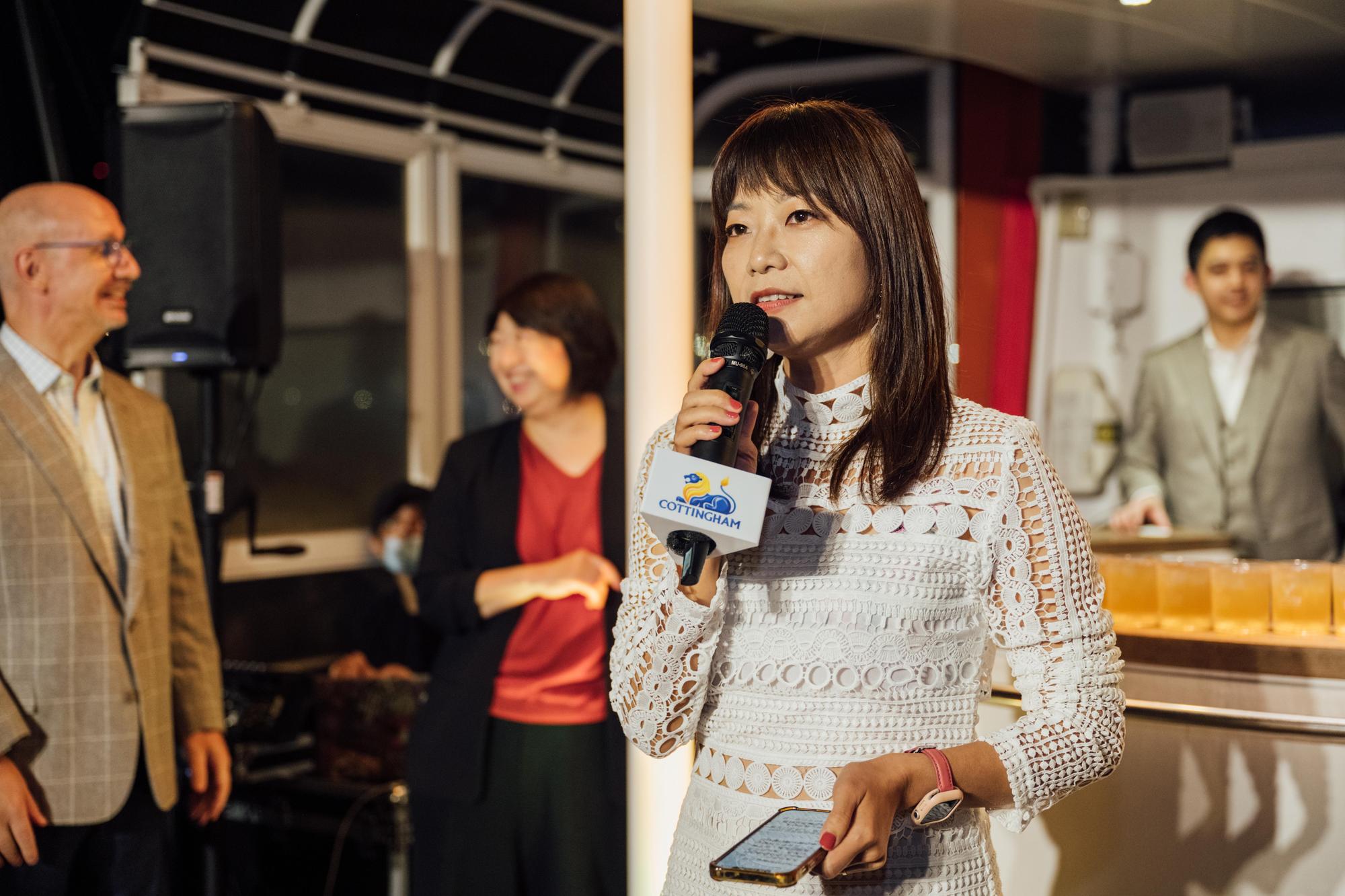 「高登麥克菲爾」台灣總代理「廷漢企業」的行銷總監Matty Huang。（廷漢企業提供）