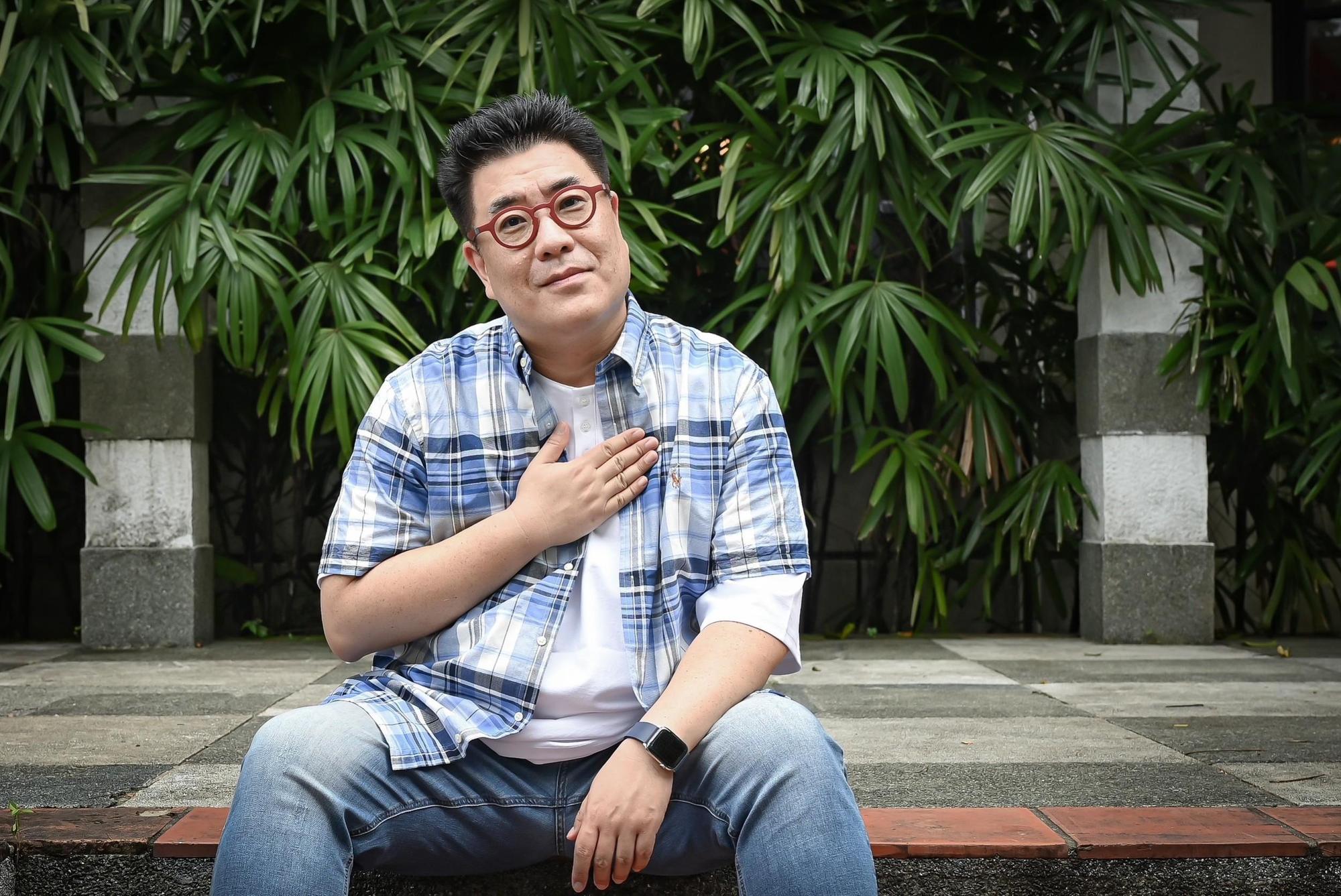 朴宰範平常喜歡和演員相約喝茶或喝酒,分享生活大小事。(金馬執委會提供)