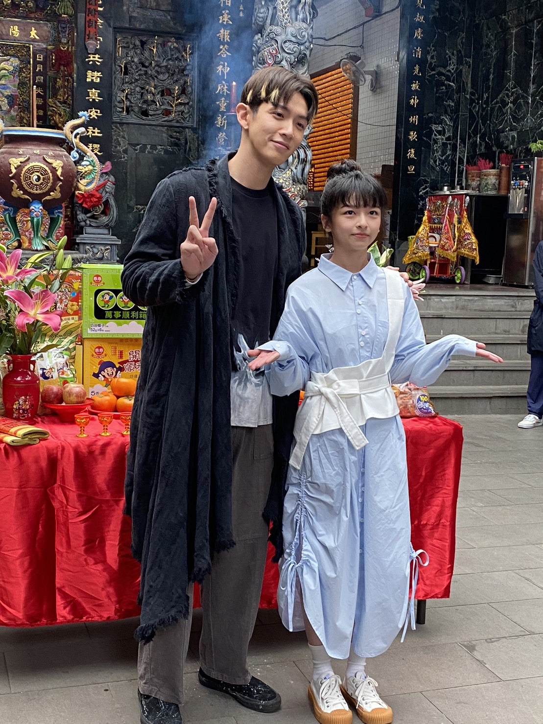 柯震東和陳妍霏第一次合作。