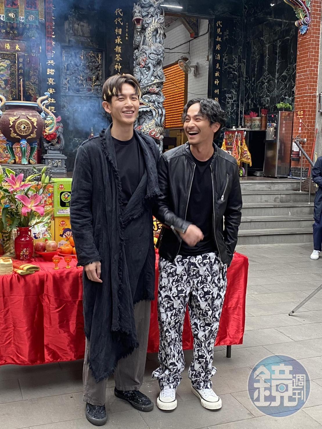 柯震東和楊銘威在《乩身》有不少對戲。