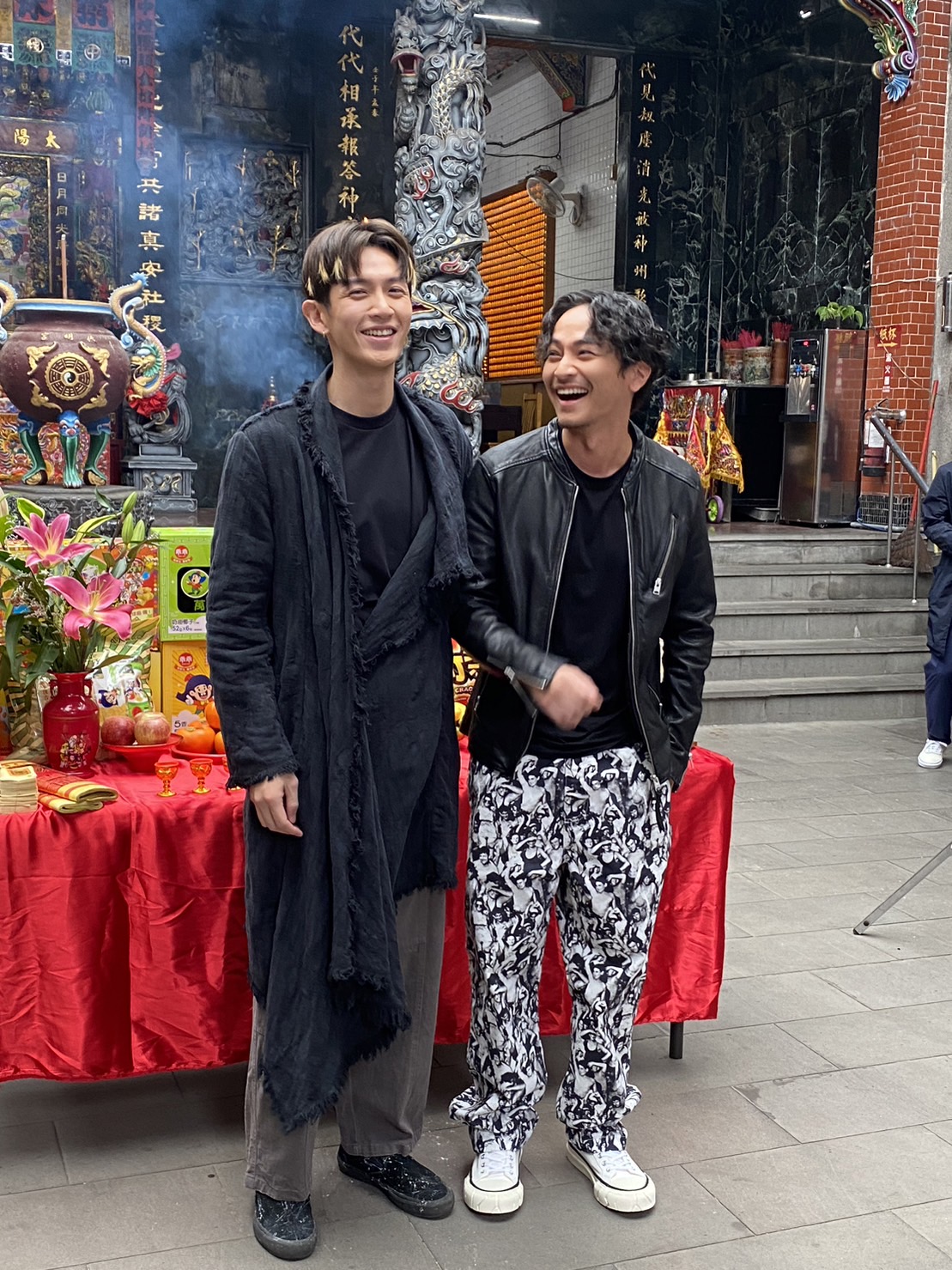柯震東和楊銘威在《乩身》有不少對戲。