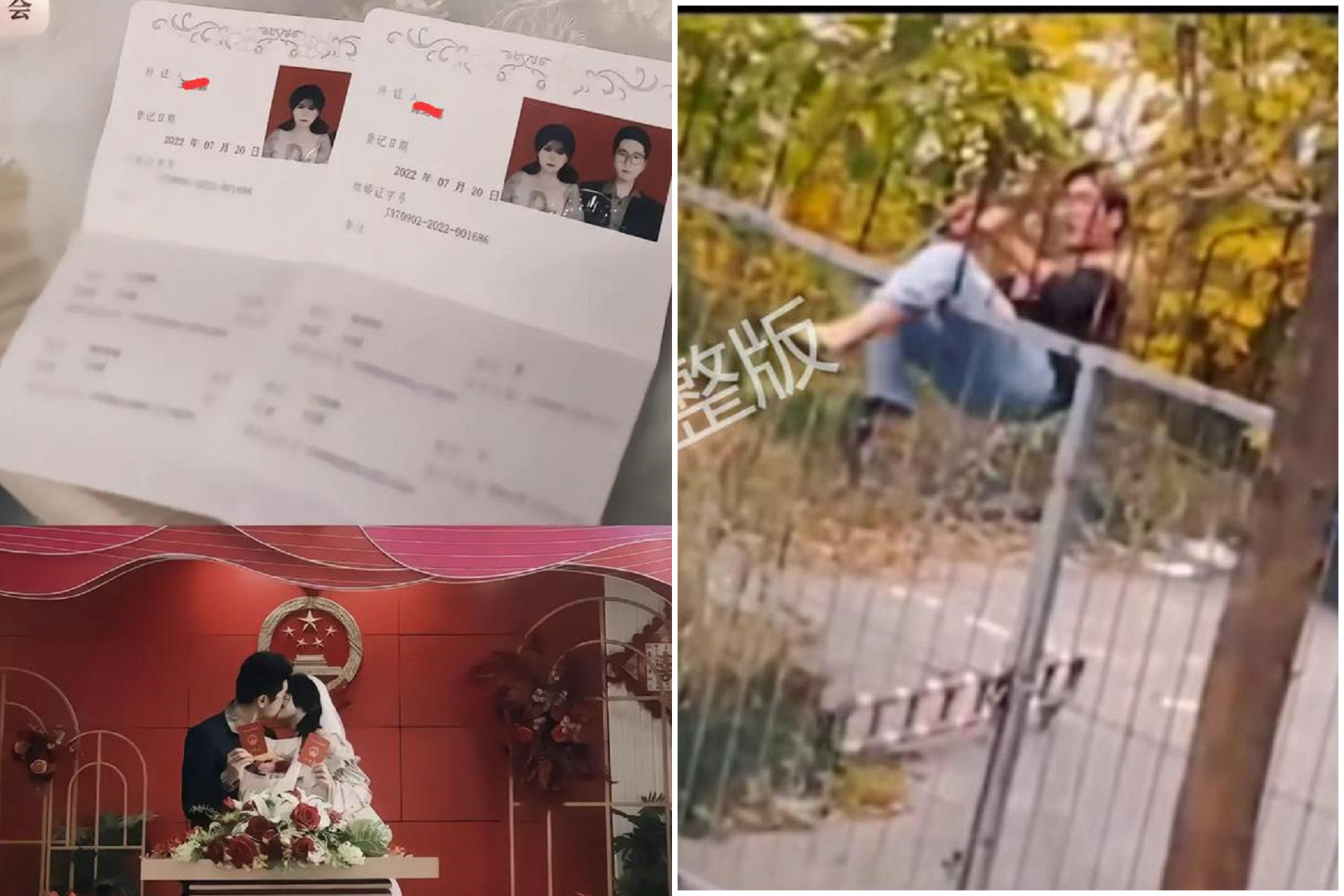 他慘被戴綠帽！騎單車3天3夜、翻牆1打5追出軌妻，網封「為愛衝鋒戰士」。（翻自《黑料不打烊》）