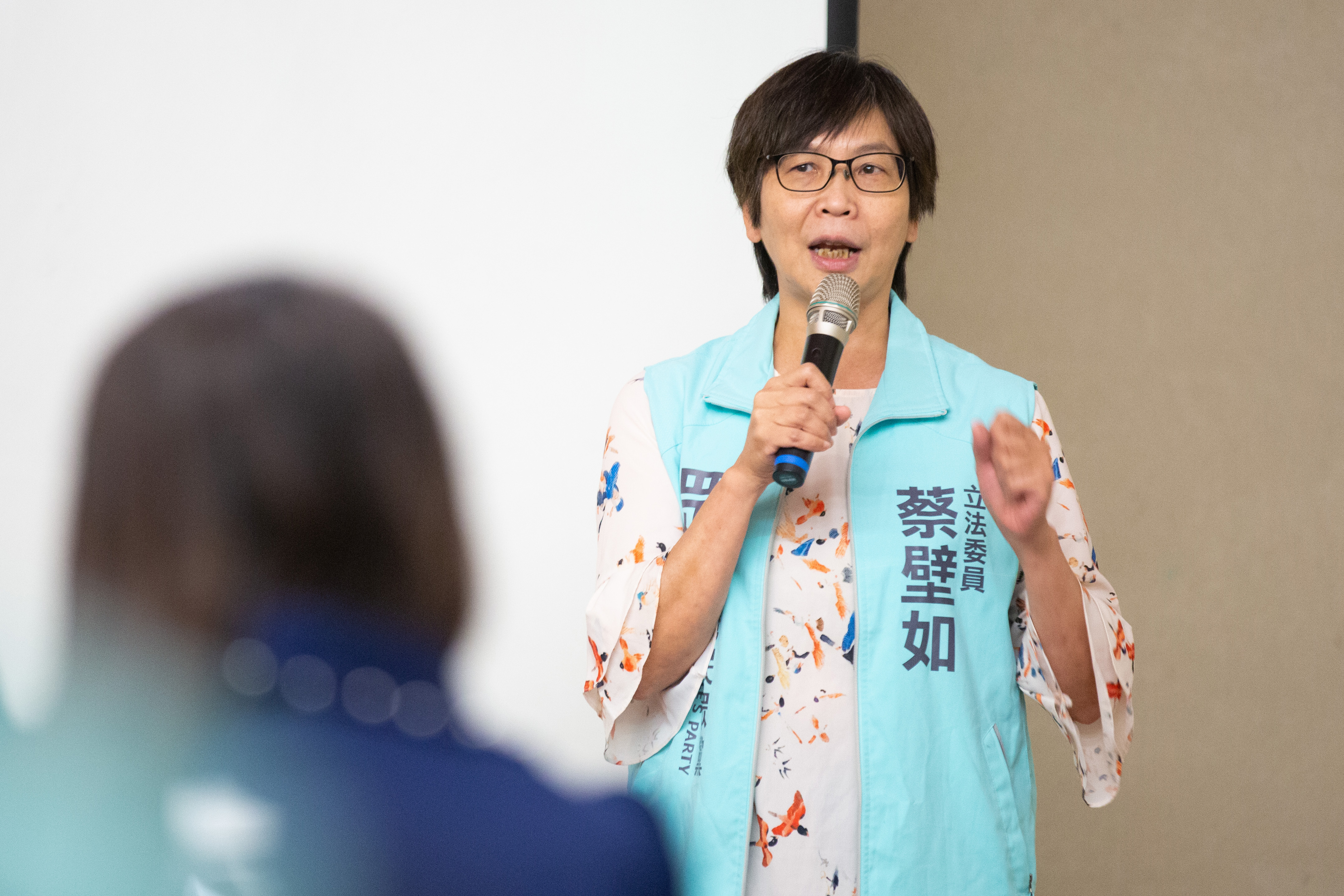 蔡壁如上節目談及高虹安「小金庫」爭議，坦言「看到新聞才知道她這樣搞」。（本刊資料照）