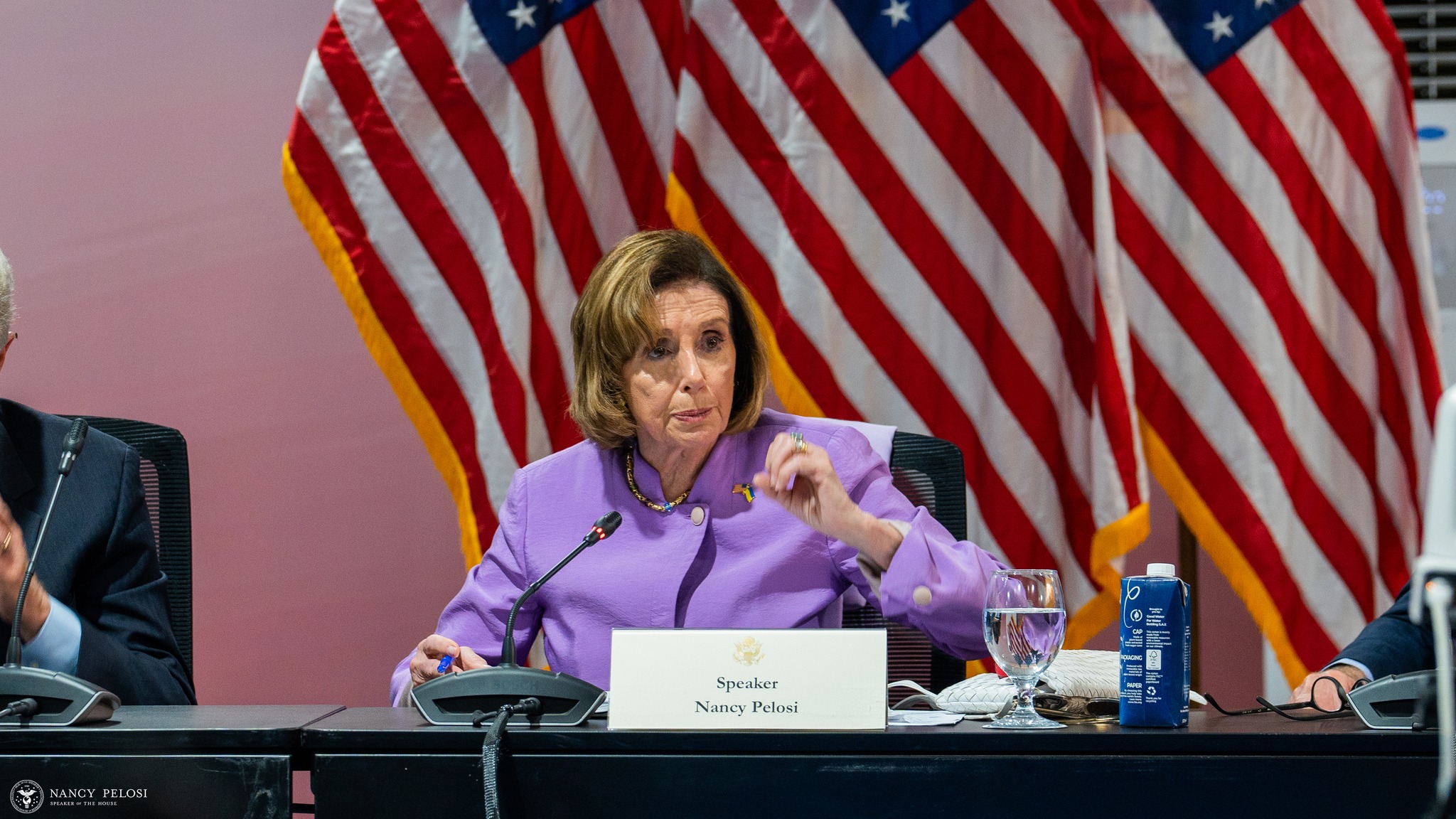 現任眾議長裴洛西未透露是否再度參選議長，但強調沒有離開國會計畫。（翻攝Nancy Pelosi臉書）