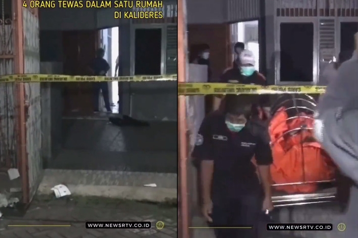 印尼雅加達驚傳一家四口疑似活活被餓死。（翻攝推特@Jaya Prana）