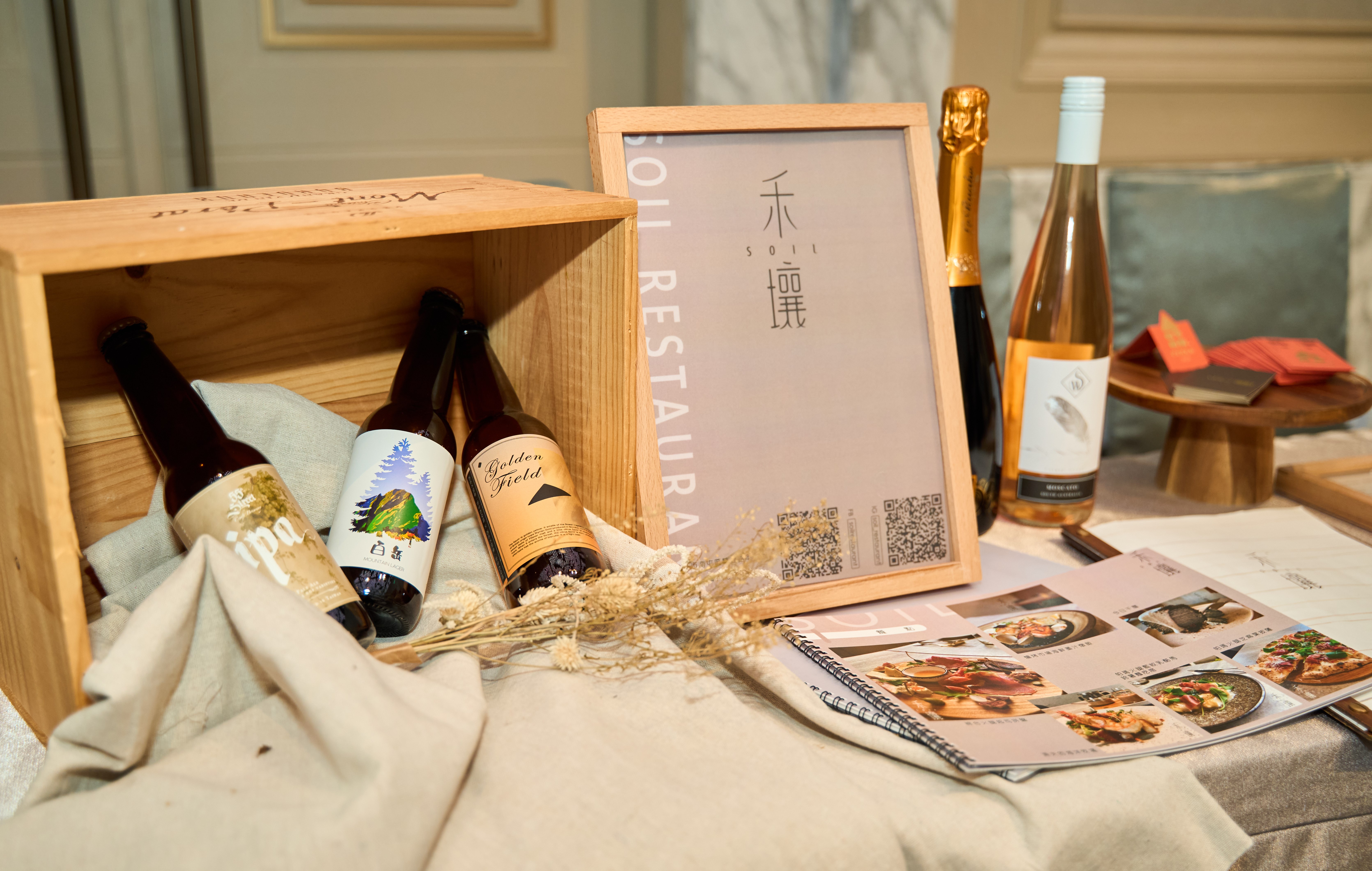 十八麥新品發表會中,知名法義餐酒館品牌禾壤Soil的產品頗為吸睛。(中都農合提供)