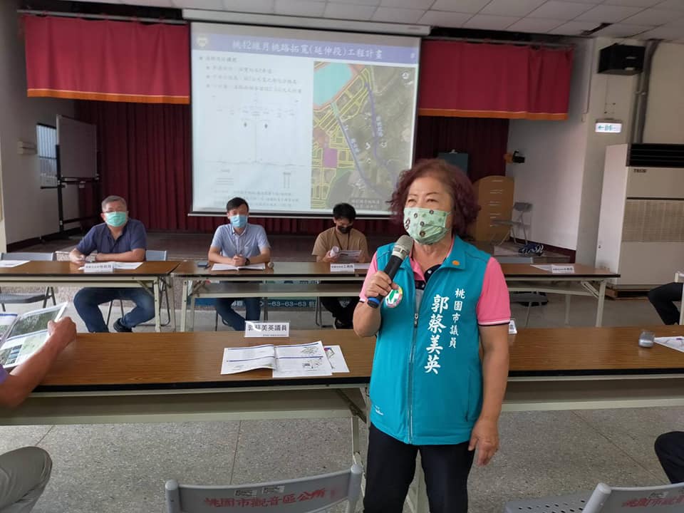 桃園市議員郭蔡美英日前對戴姓候選人提出6項告訴。（郭蔡美英辦公室提供）