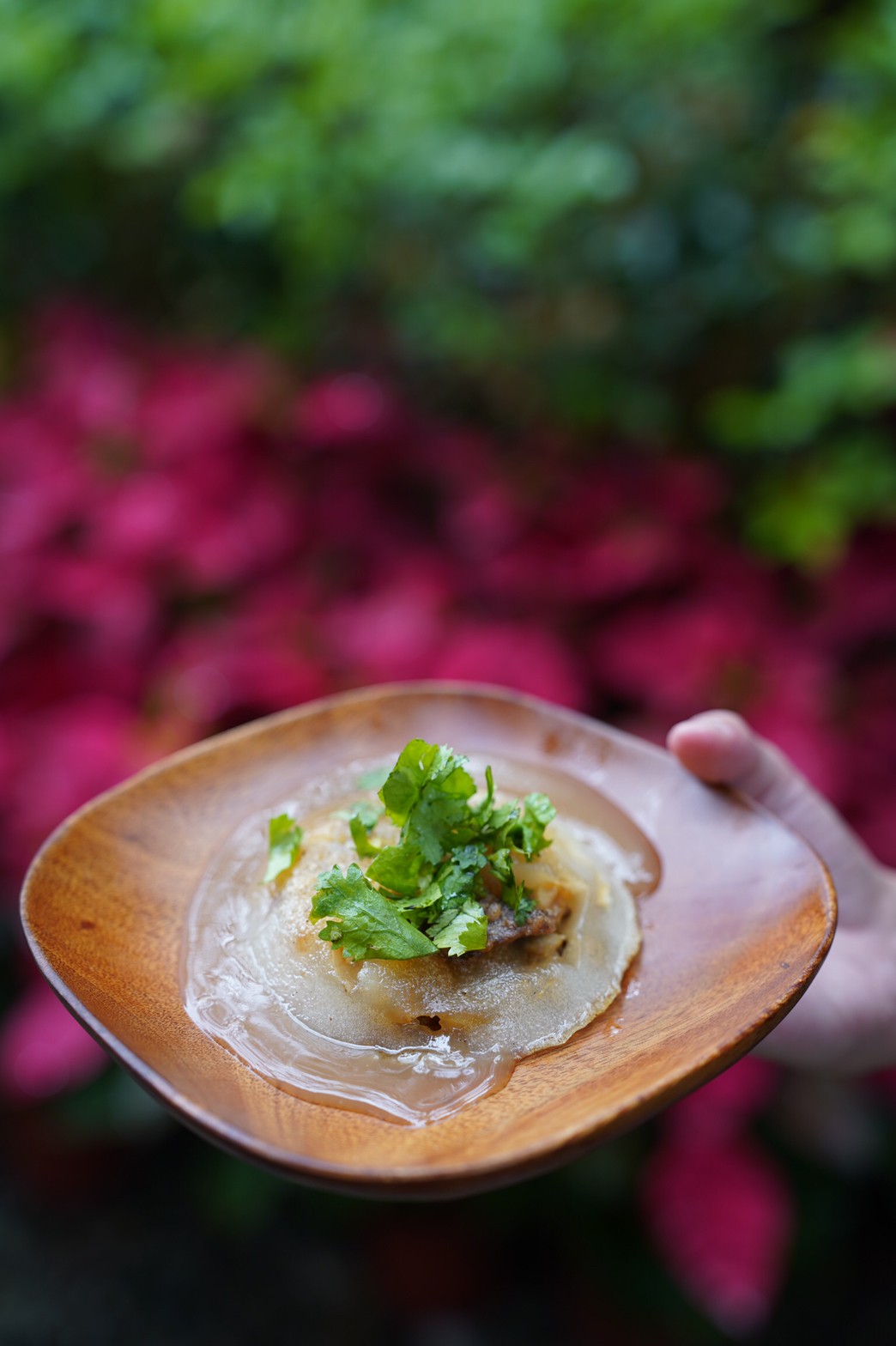 口味不輸葷食的「善良肉圓」。（LA RUE文創設計提供）
