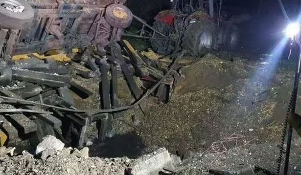 波蘭遭飛彈襲擊釀2死，疑普丁亂射！拜登「可能非來自俄國」。（翻自《每日郵報》）