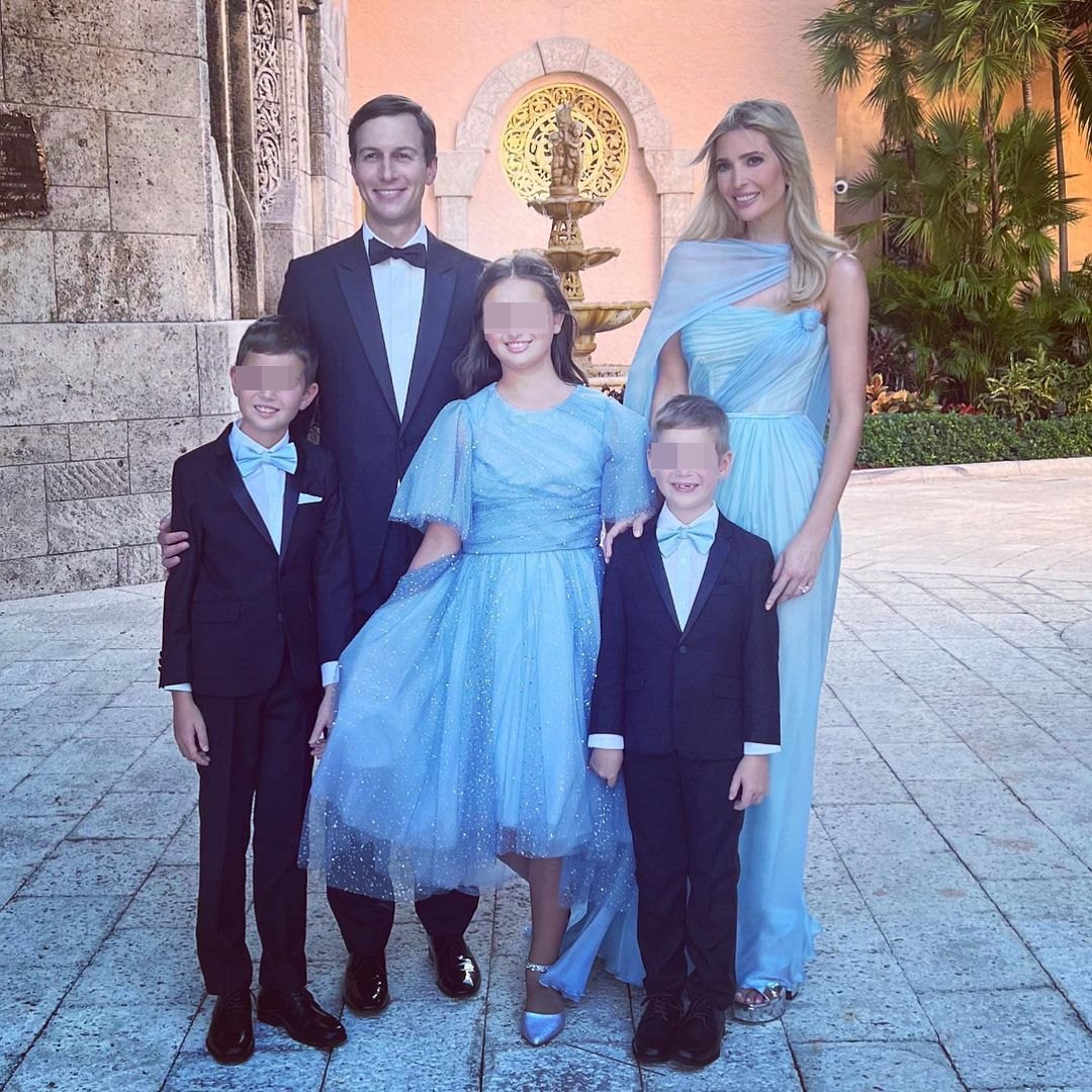 伊凡卡與丈夫庫許納育有1女2子。(翻攝Ivanka Trump IG)