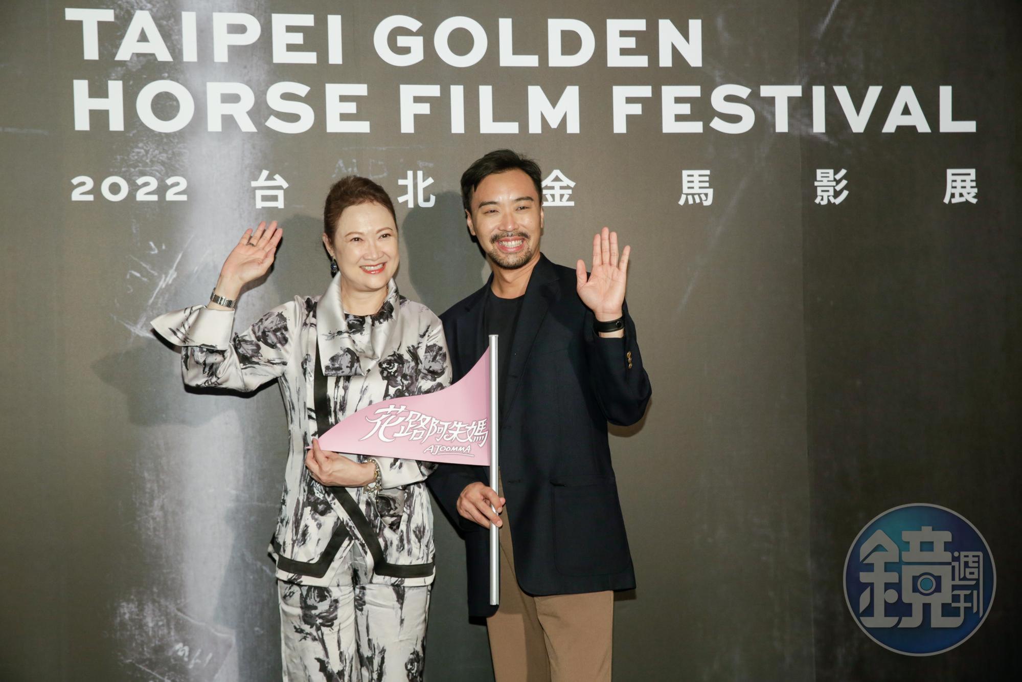 新加坡女星洪慧芳與導演何書銘來台參加金馬獎,今現身媒體茶敘分享拍攝趣事。