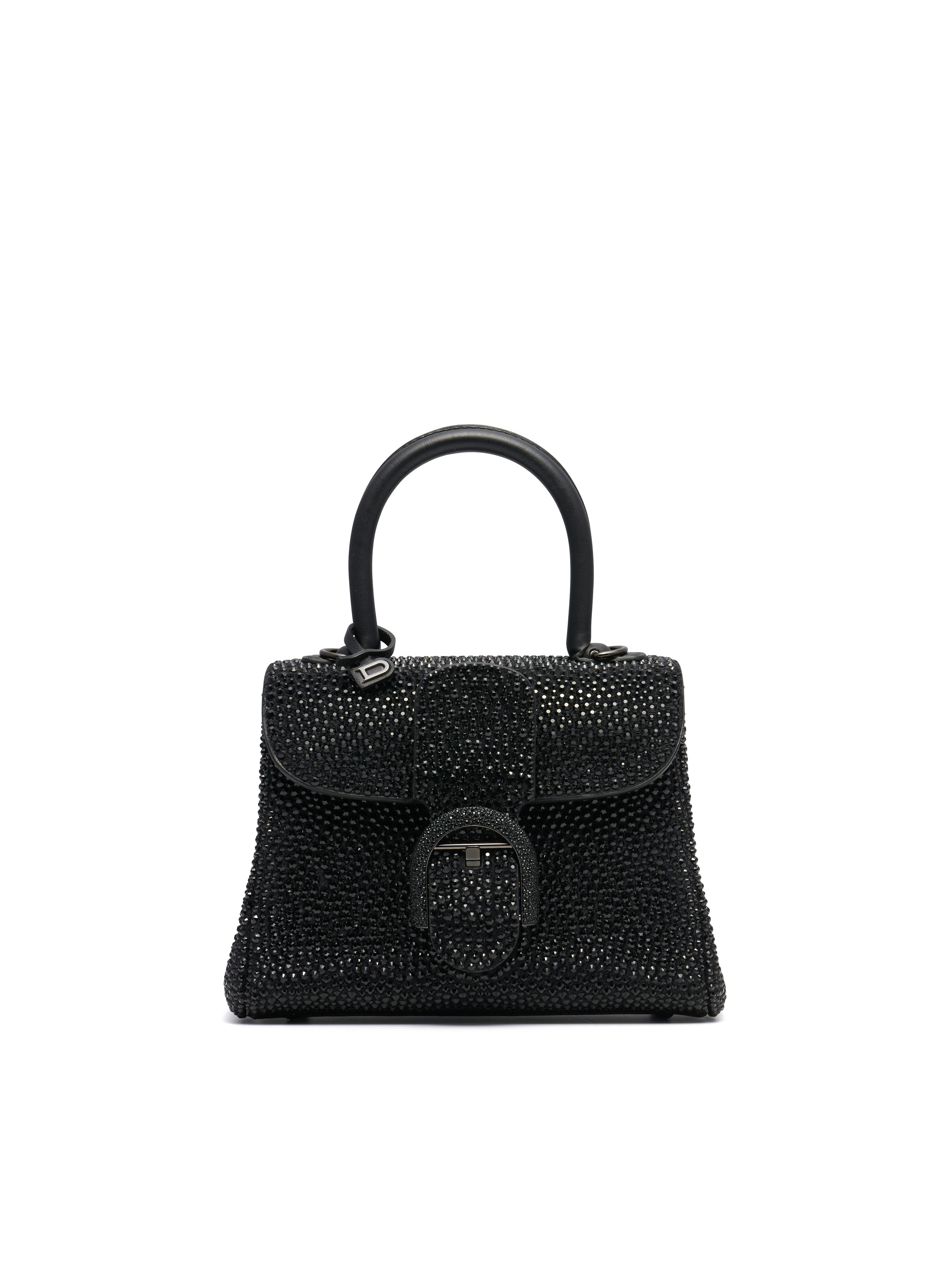 DELVAUX Brillant Mini黑色水晶手袋。NT$366,100(美之心提供)
