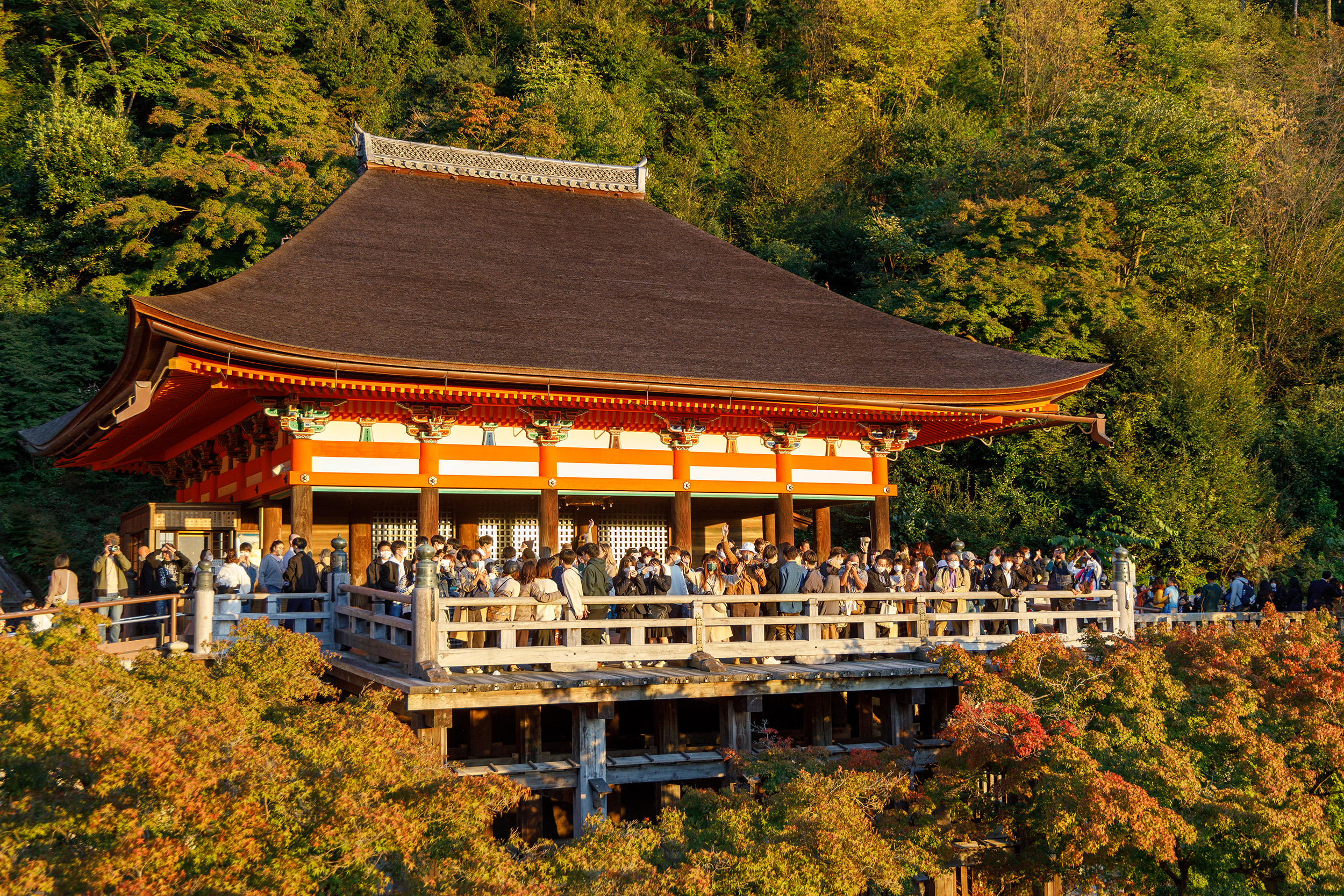 雖然日本的觀光尚未完全恢復至疫情前水準,但清水寺總是吸引無數世界各地的旅人來朝聖。
