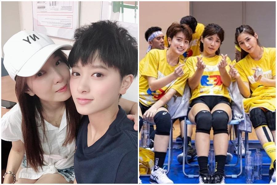 鄭靚歆母親胡文英發文護女,「我家寶貝是最有素養的人」。(翻攝自胡文英臉書、鄭靚歆IG)