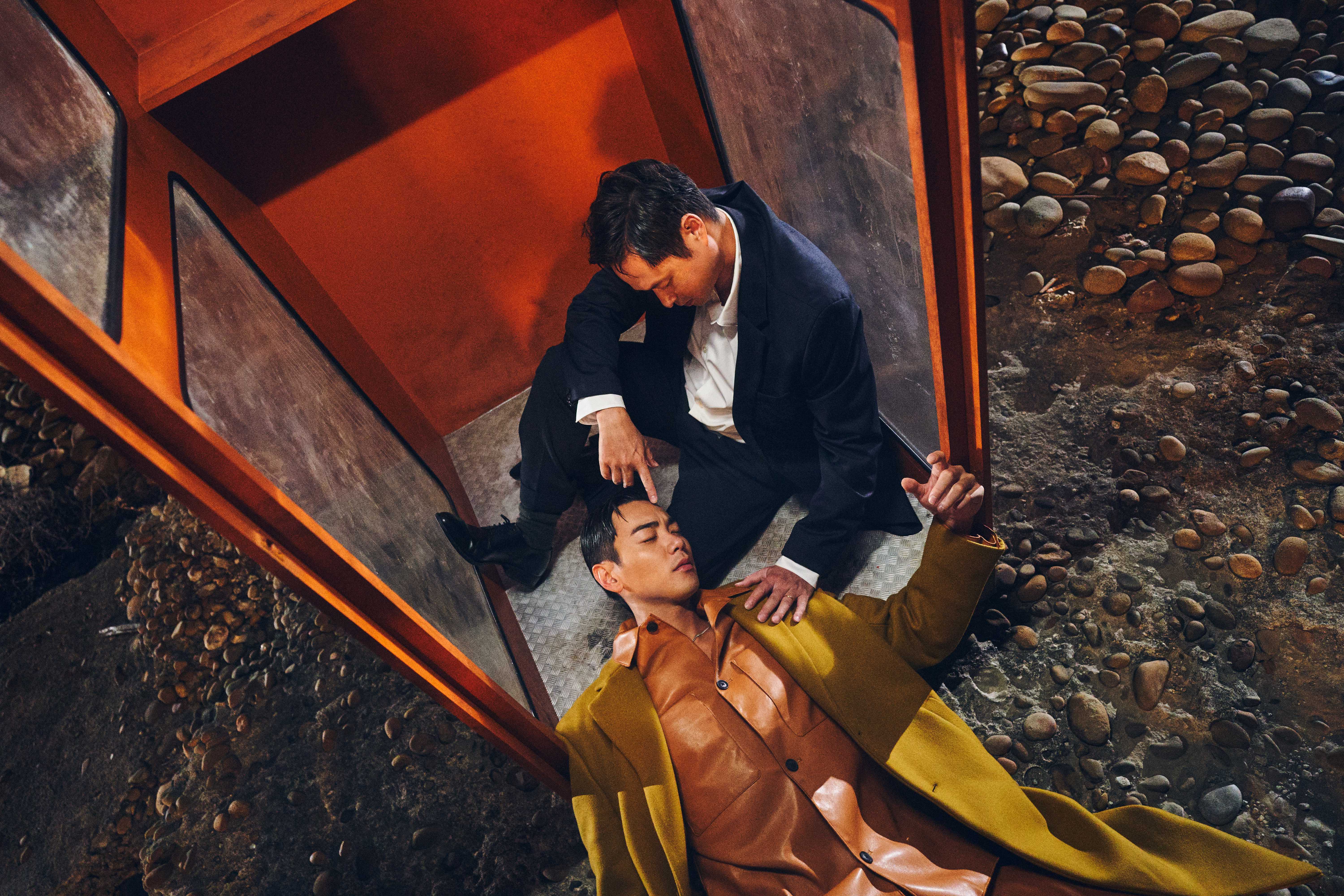 電影帝后級卡司助陣MV，禾浩辰、鄭有傑上演男男戀。（索尼音樂）