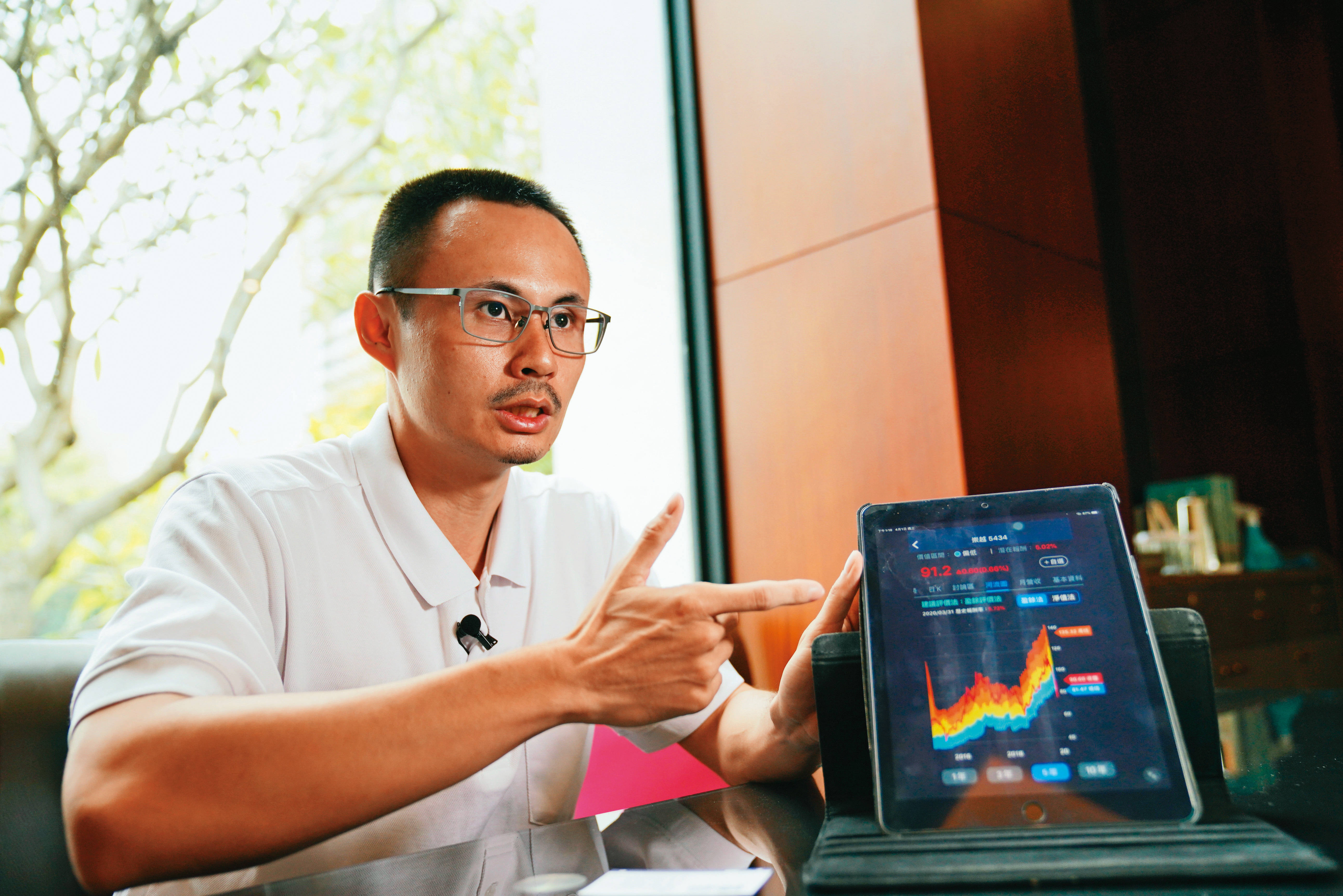 股人阿勳建議，買0050可按金字塔式操作，跌越多買越多。