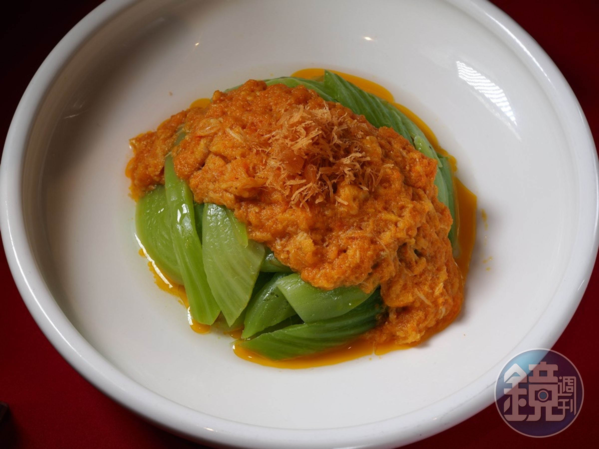「蟹粉長年菜」討個好兆頭，又多了分清爽。（福兔迎祥年菜組，8,888元／組）