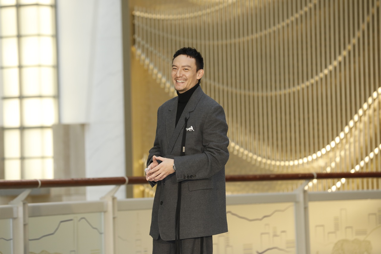 身為品牌大使的金馬影帝張震出席開幕活動，透露對Cartier的工藝很是著迷。