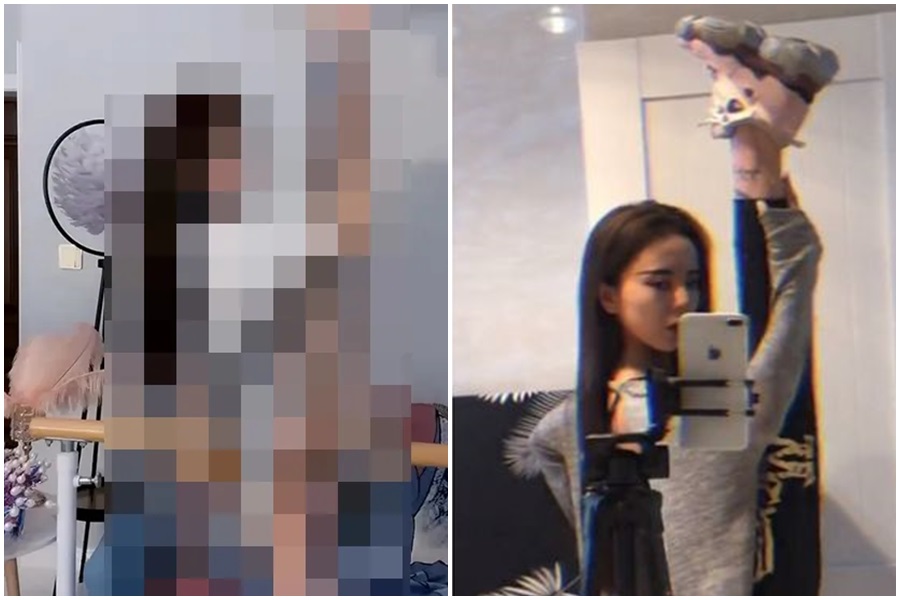 中國知名網美直播主戚佳麗，2個月前才遭前男友外流性愛片，不料事隔1個多月再流出不雅片。（翻攝自戚佳麗抖音）