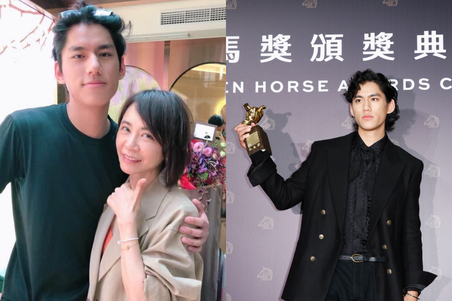 朱軒洋（右圖、左圖左）或金馬男配，第一句話就感謝挖掘他的柴智屏（左圖左）。（左圖翻攝自柴智屏臉書）