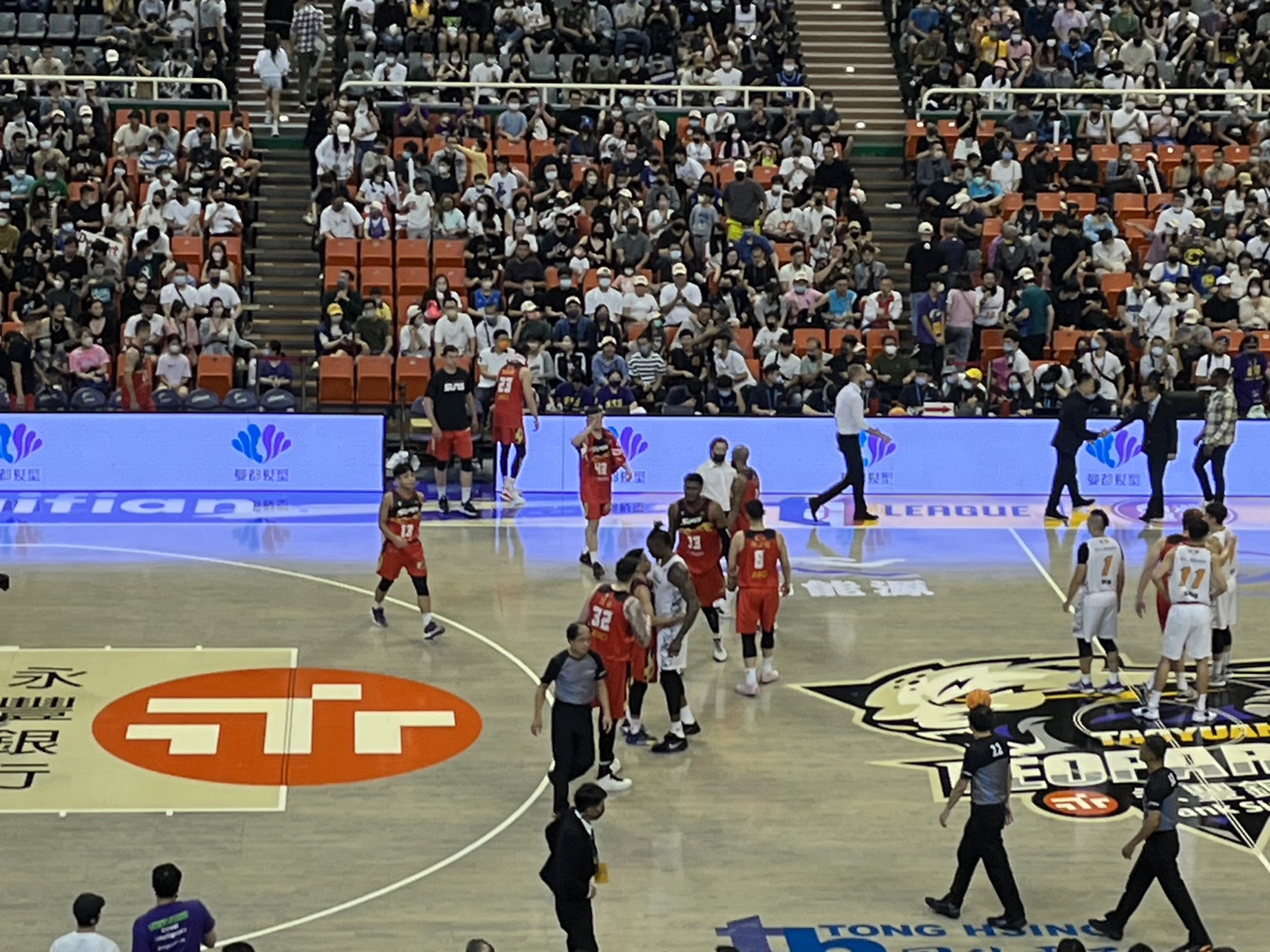 桃園雲豹今天以93：103落敗台中太陽。