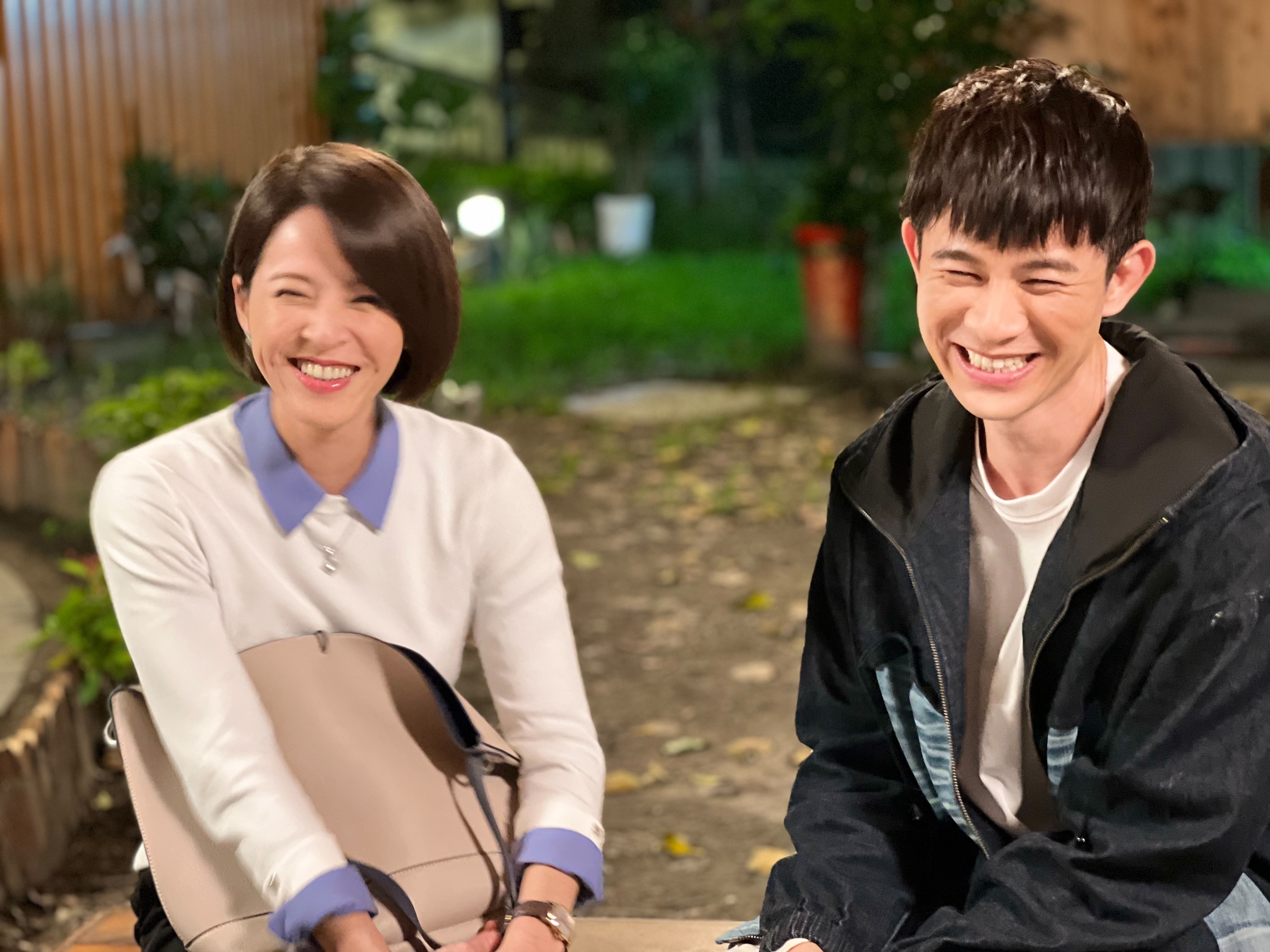 曾子益表示自己很幸運，可以進八點檔跟實力派演員蘇晏霈合作。（民視提供）