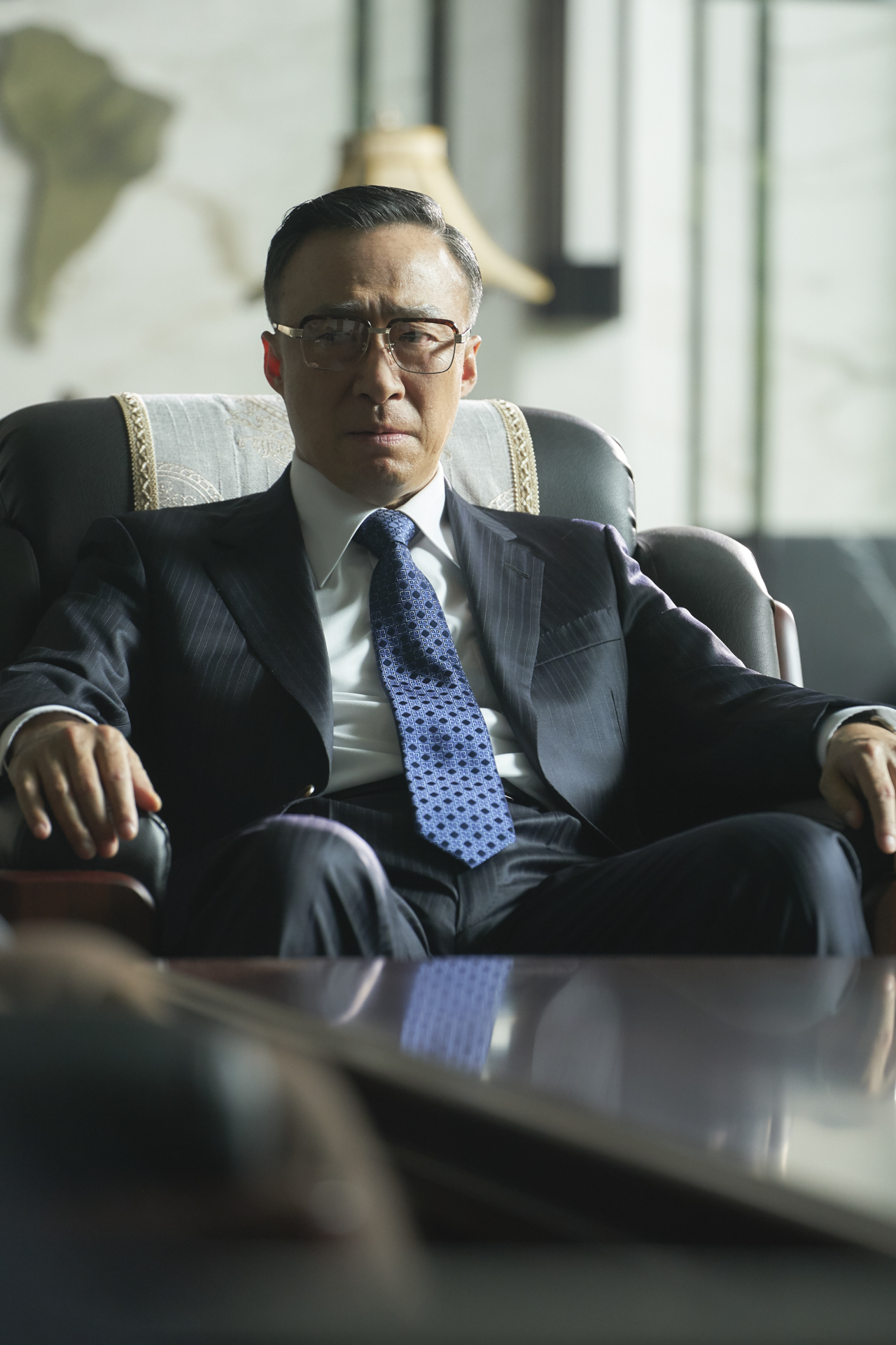 李星民在《財閥家的小兒子》中飾演順陽集團會長陳養喆。（friDay影音提供）