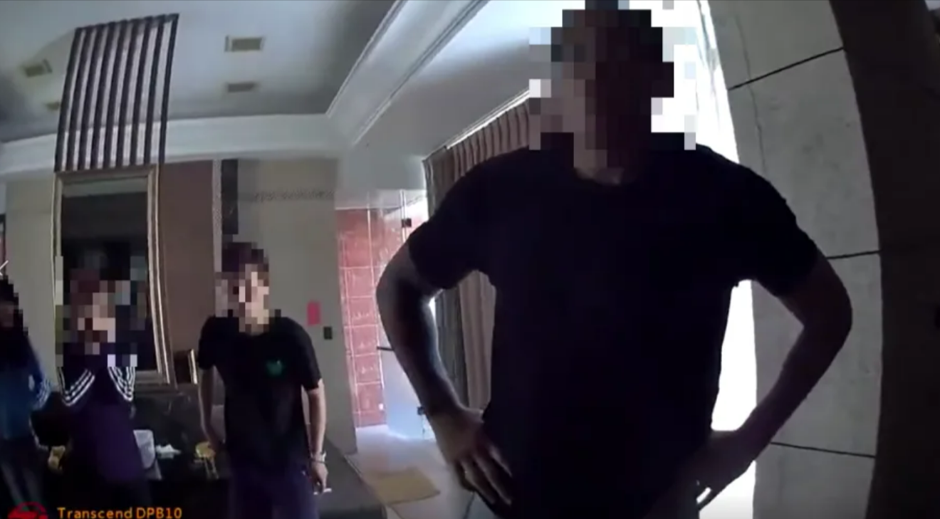 警方查出6男女在摩鐵開毒趴。(翻攝畫面)