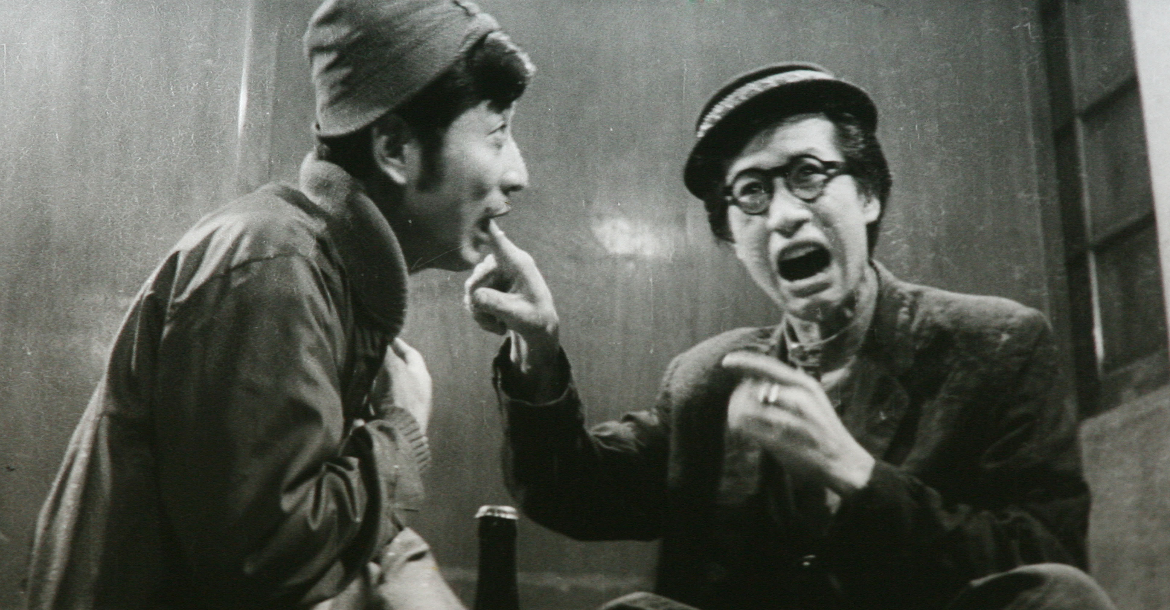 紀念影展將放映《再見台北》(1969),紀念影人(圖右)脫線、文夏。(國家影視聽中心提供)