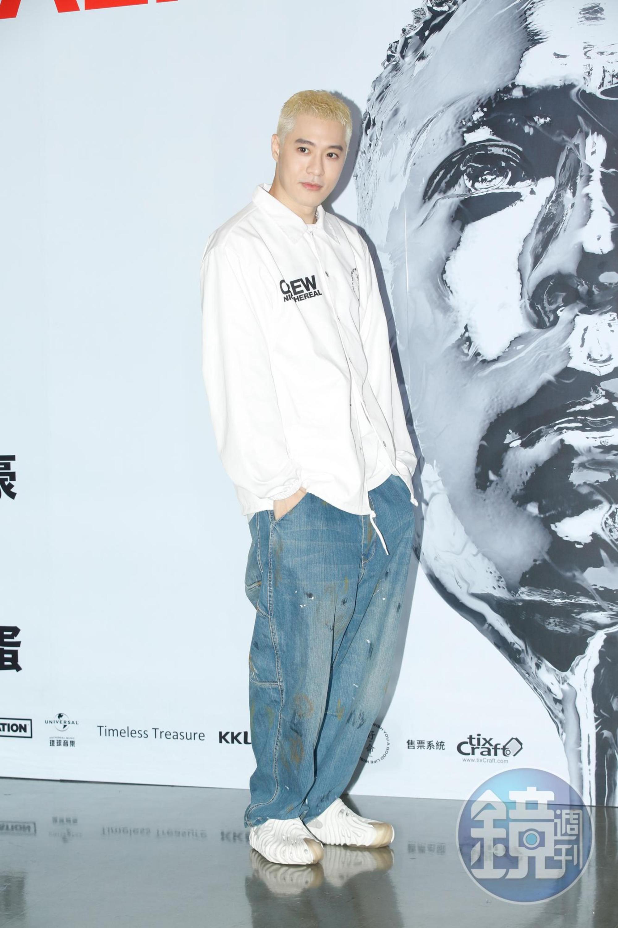 周湯豪透露演出前夕身體有些不適，讓他有點緊張。