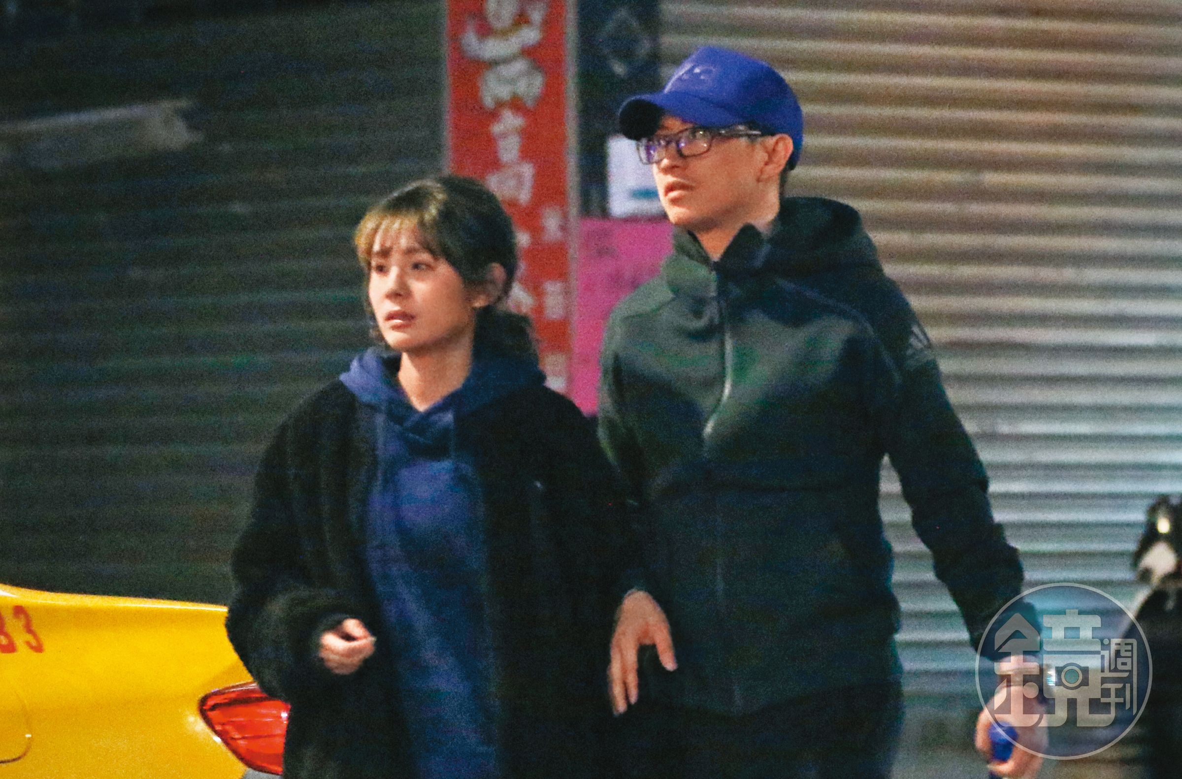 本刊曾經拍過女鮪魚（左）與袁艾菲前男友林冠百（右）的熱戀畫面，但是兩人後來不了了之，男的後來爆出金錢糾紛。