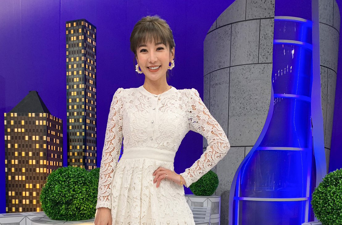 羅巧倫近日上節目錄影。（衛視中文台提供）