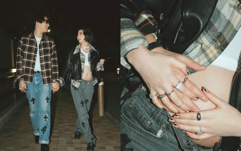 去年年初結婚，河北麻友子宣布懷孕了。（翻攝河北麻友子IG）