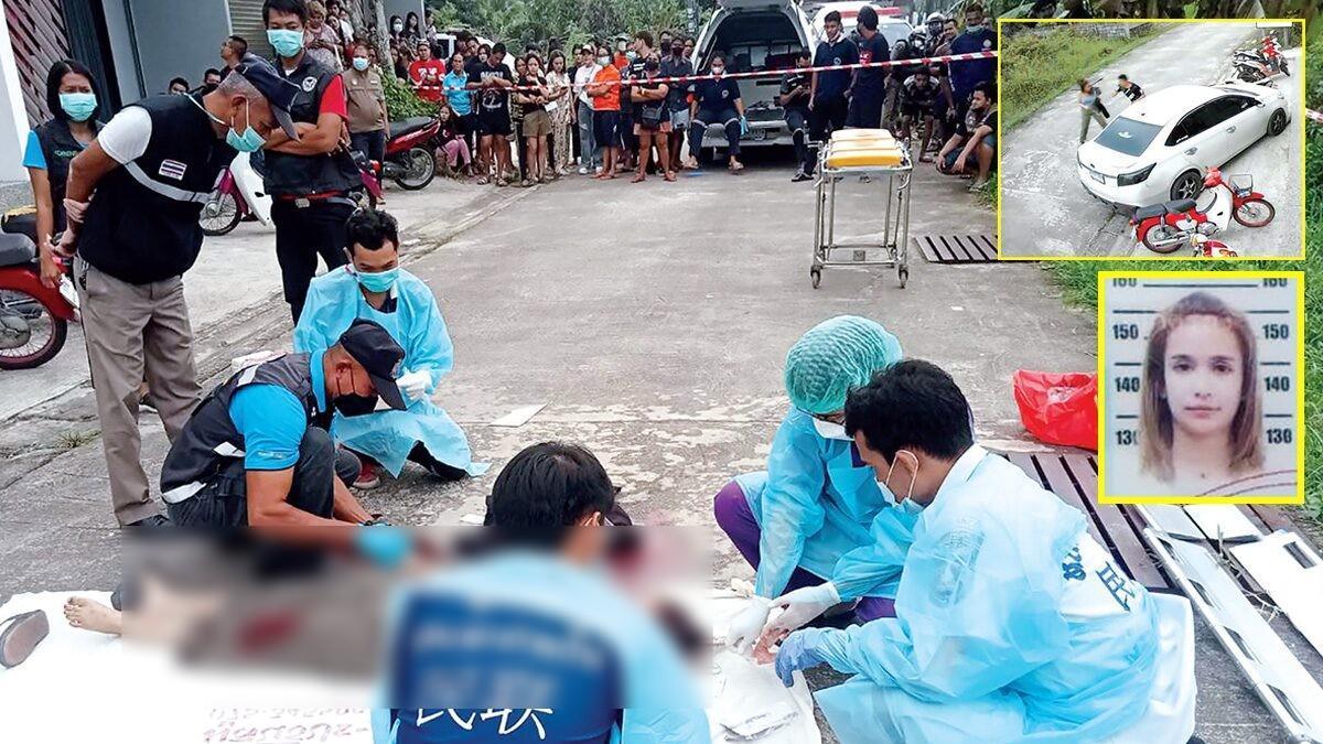 查蘭妮亞慘遭一槍斃命、爆頭慘死。(翻自khaosod.co.th)
