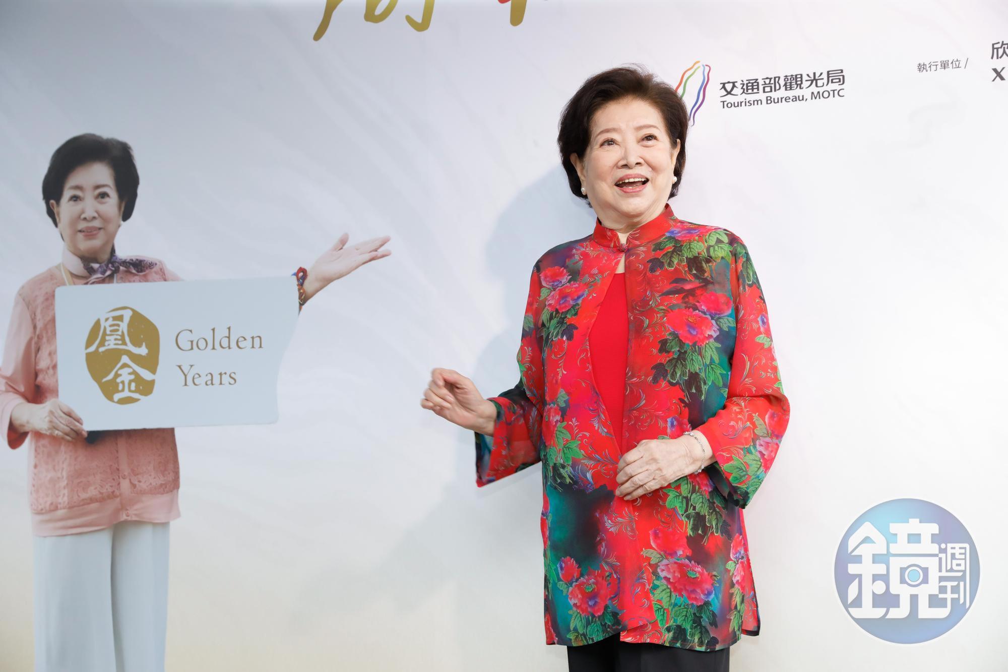 陳淑芳心臟手術後今現身觀光局活動。