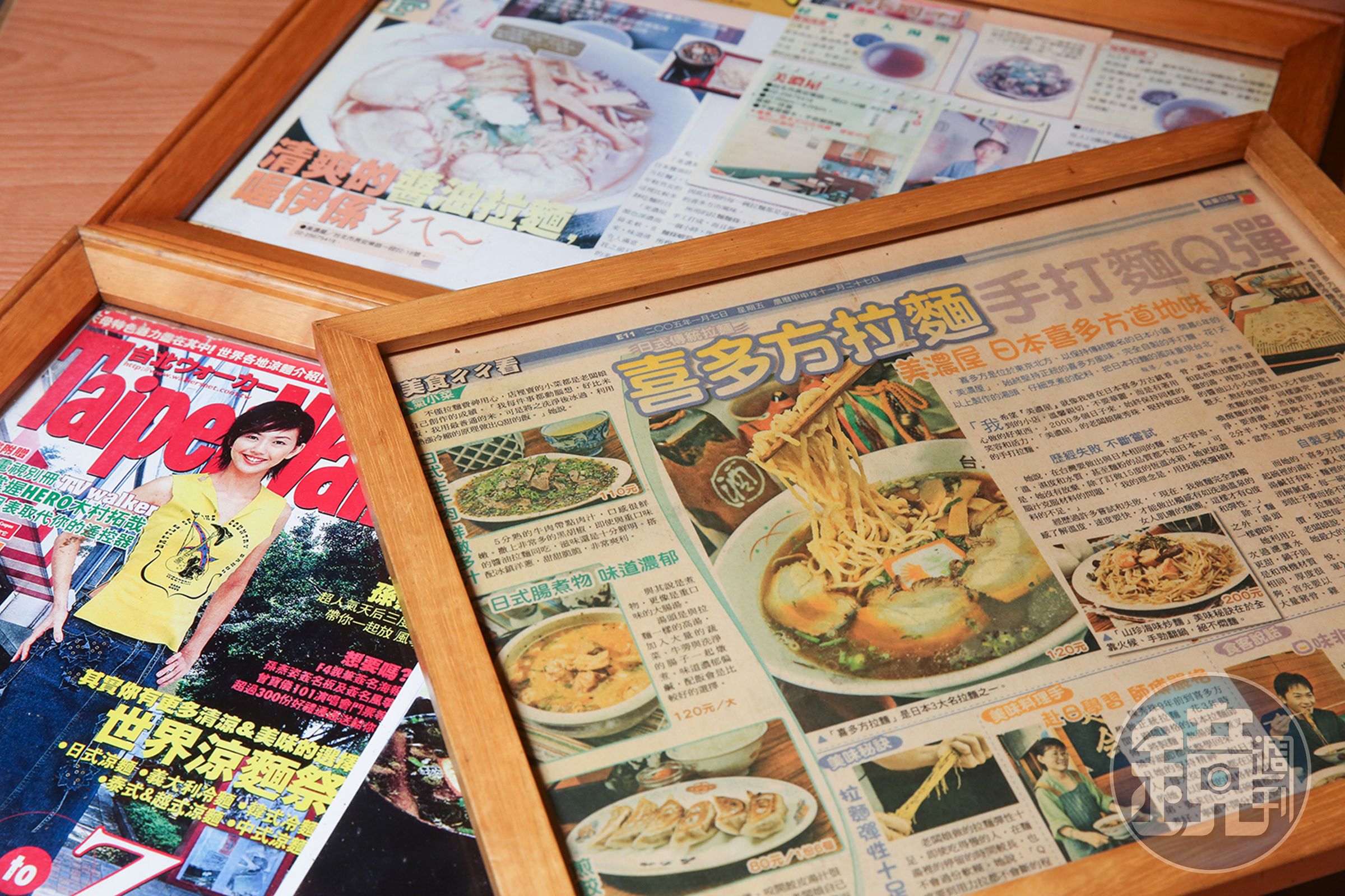 美濃屋是唯一獲得喜多方「老麵會」認證的海外店家，吸引不少報章雜誌前往採訪。
