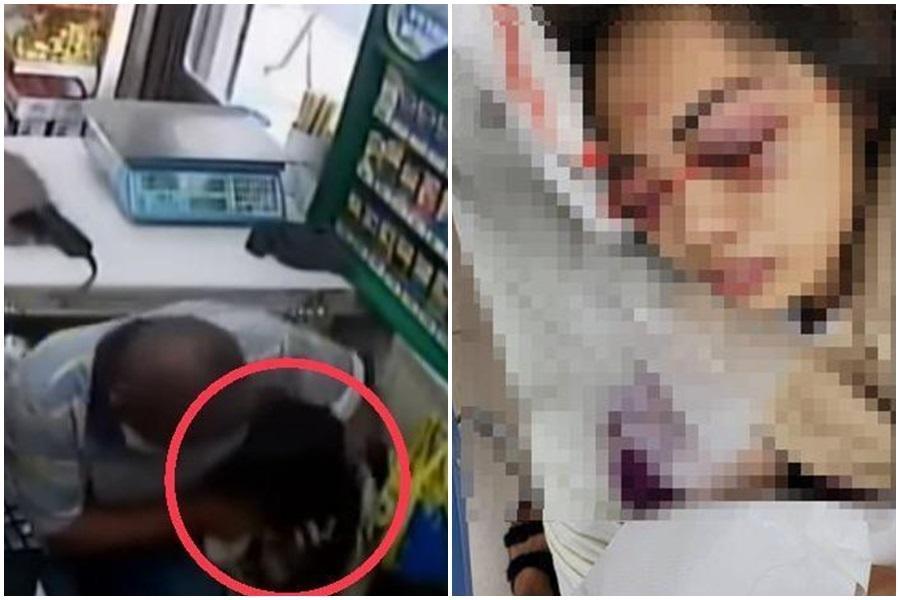 屏東縣50歲楊姓凶嫌,去年在超商凶殘徒手挖女店員眼睛,震驚社會。(翻攝自爆料公社)