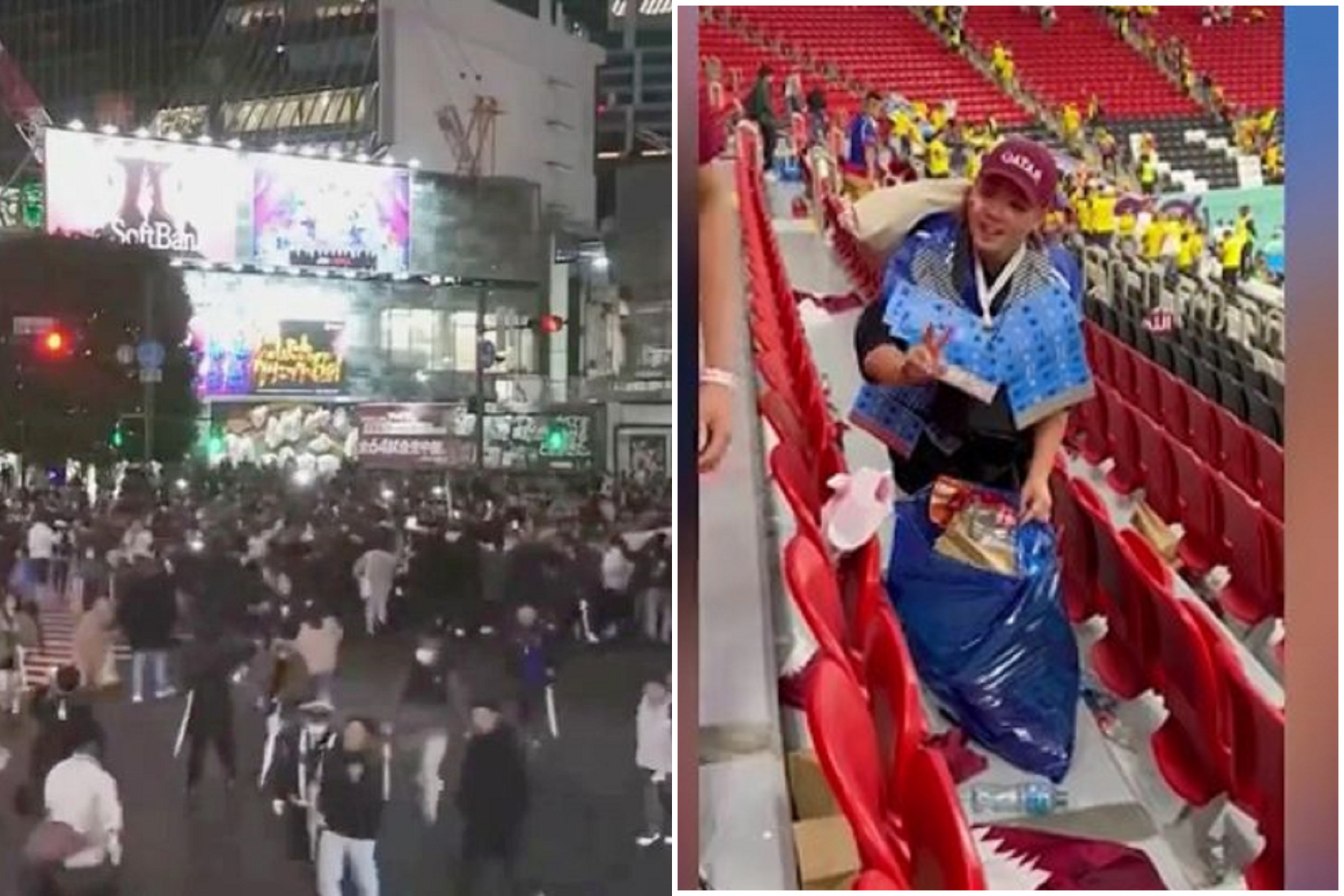 日本不只贏球還贏得尊重！「有秩序暴動」+主動收垃圾，國際球迷全跪了。（翻自推特）