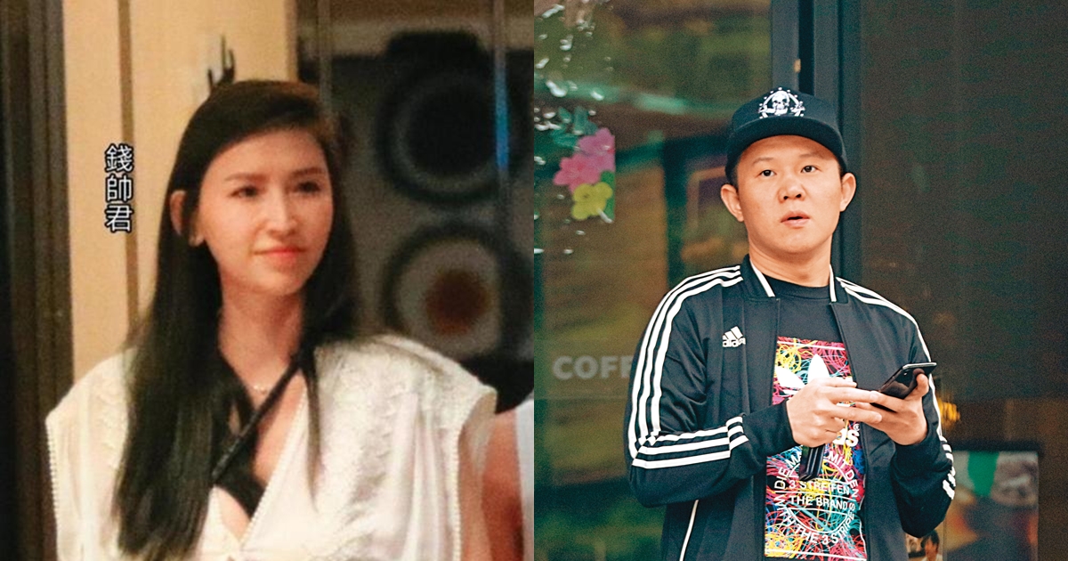 名模錢帥君（左）的男友郭哲敏（右）涉地下匯兌洗錢，並在上月下旬潛逃出境。（本刊資料照）