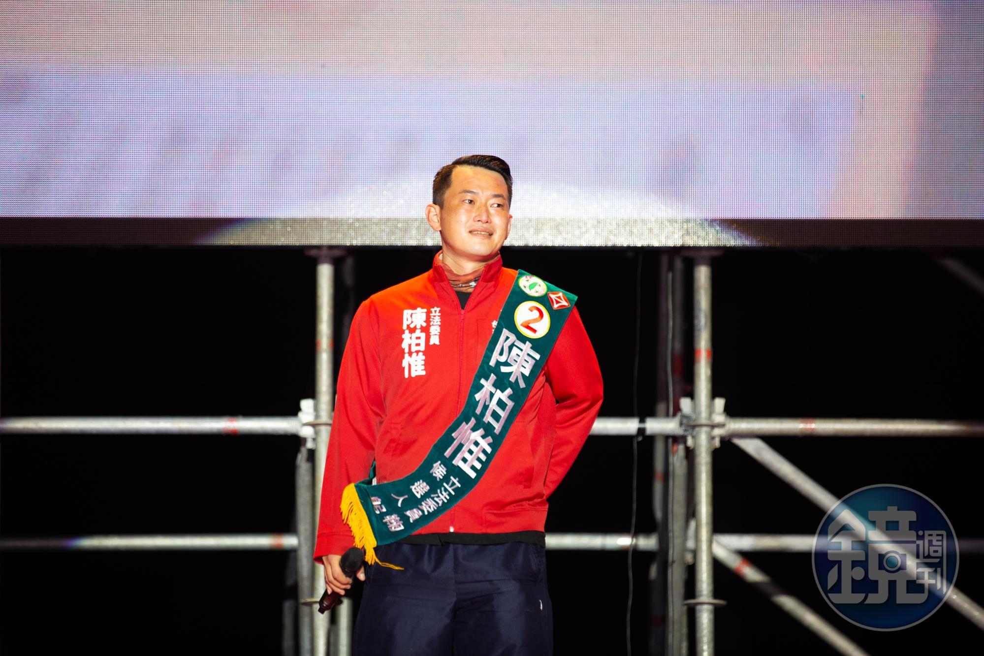 台灣基進黨主席陳奕齊日前到市場拜票時,突然抱怨起昔日子弟兵陳柏惟(圖)。(本刊資料照)