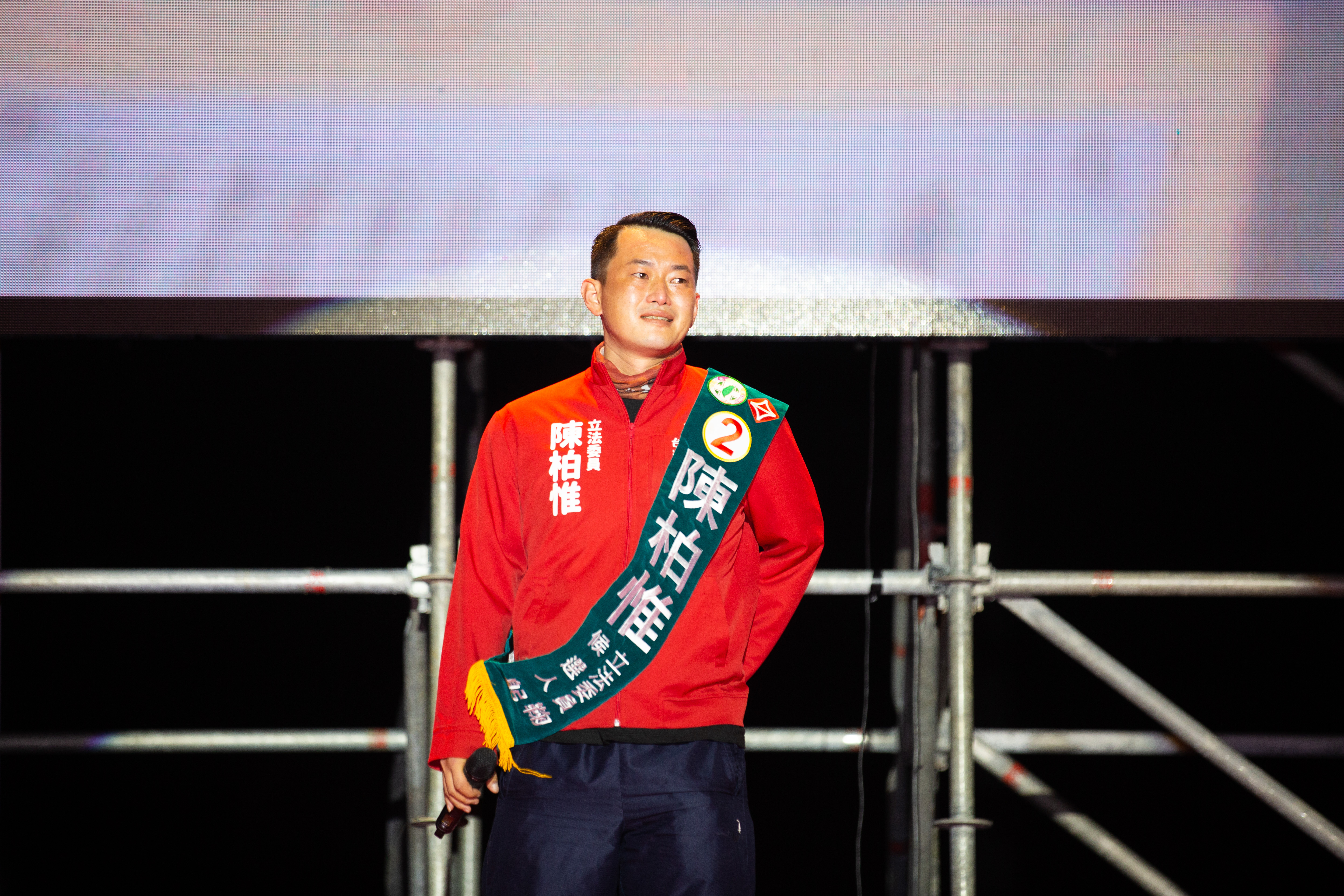 台灣基進黨主席陳奕齊日前到市場拜票時，突然抱怨起昔日子弟兵陳柏惟（圖）。（本刊資料照）