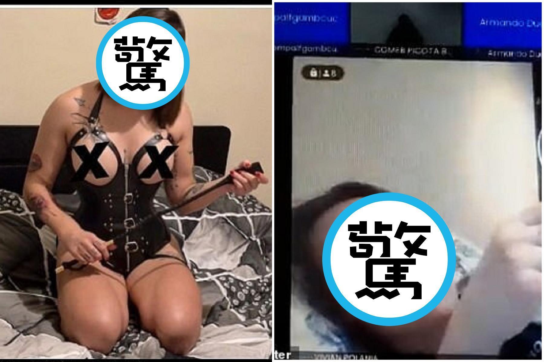 女法官太騷！視訊開庭竟半裸滾床，平時更愛露巨乳色誘。（翻自《每日郵報》）
