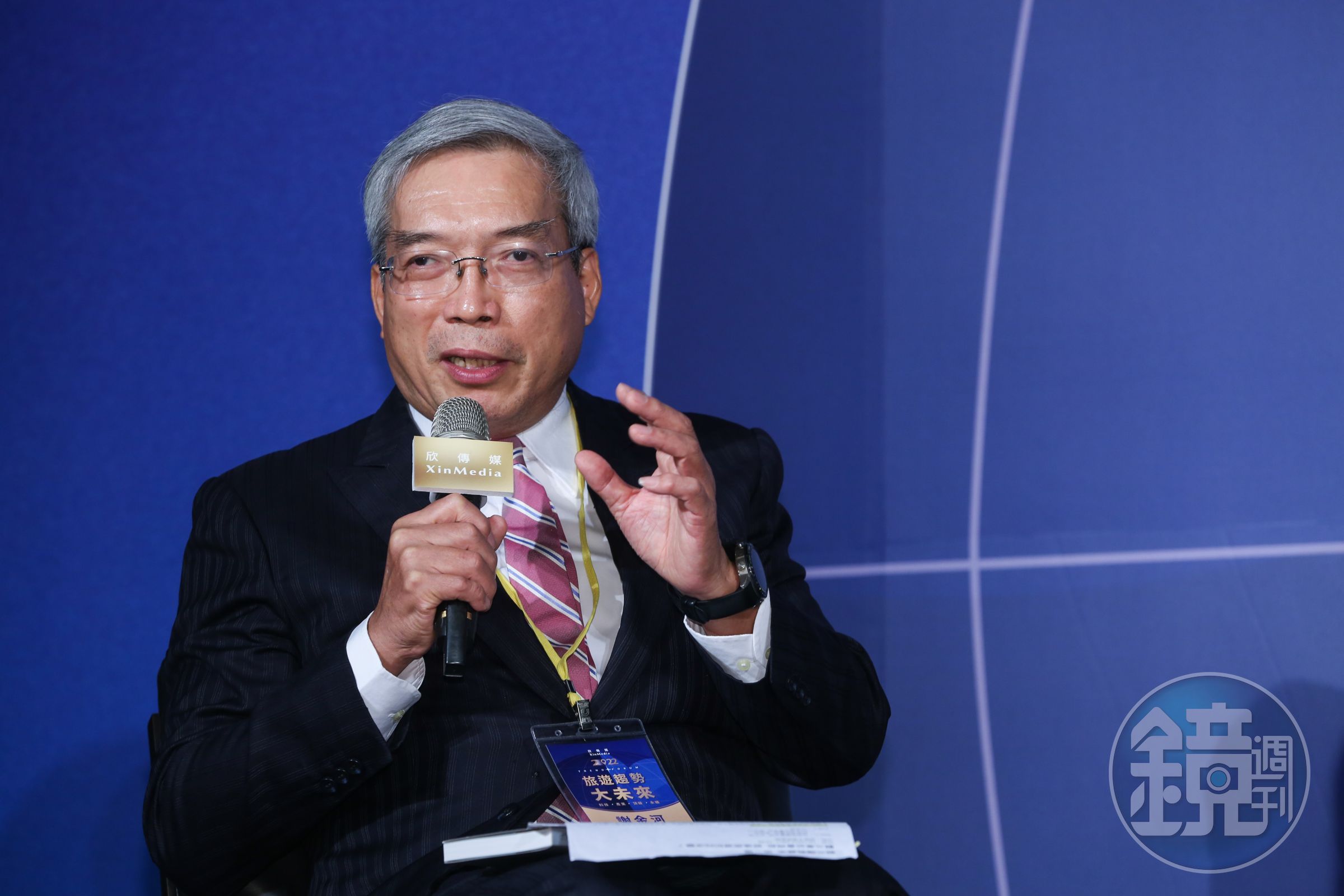 謝金河深夜po文表示，台灣的半導體產業不容易被撼動，「除非我們躺著不動」。（本刊資料照）